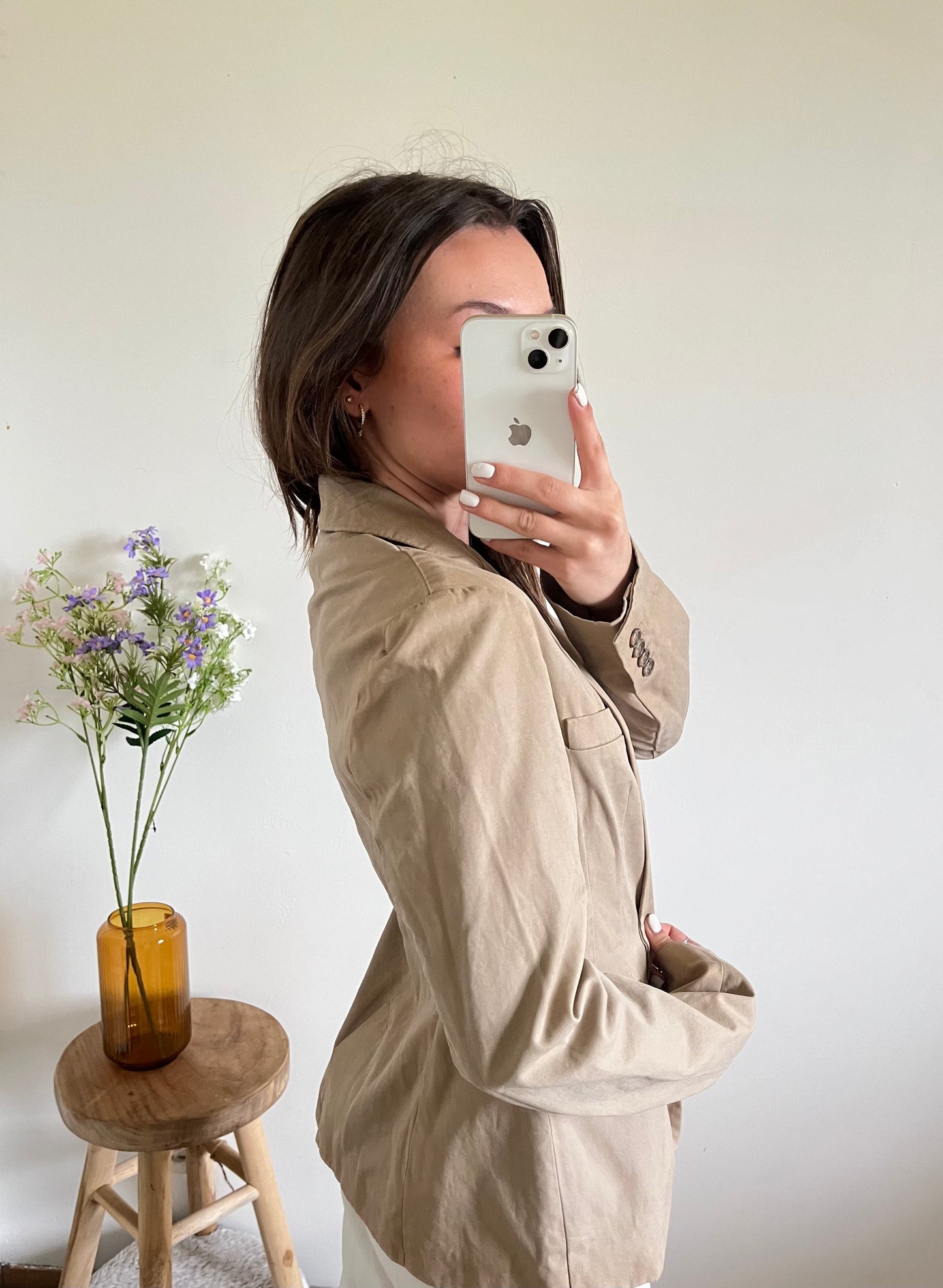 Blazer beige cintré Ralph Lauren - S.
