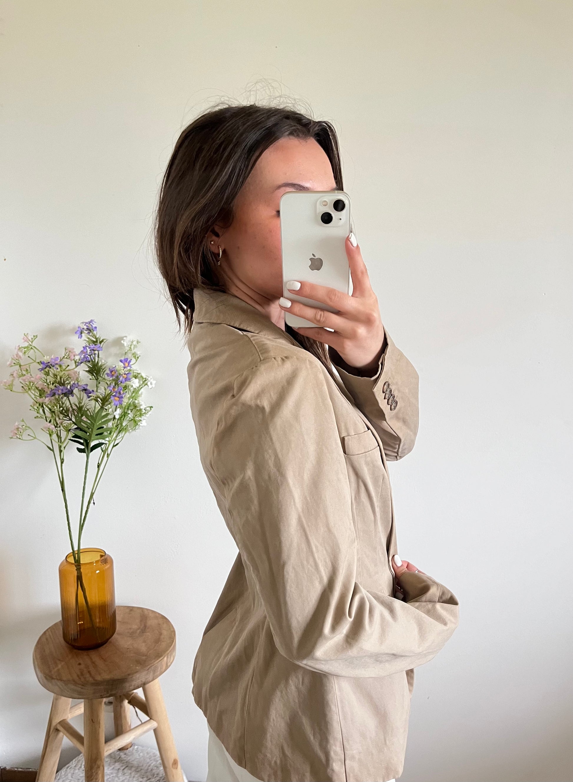 Blazer beige cintré Ralph Lauren - S.