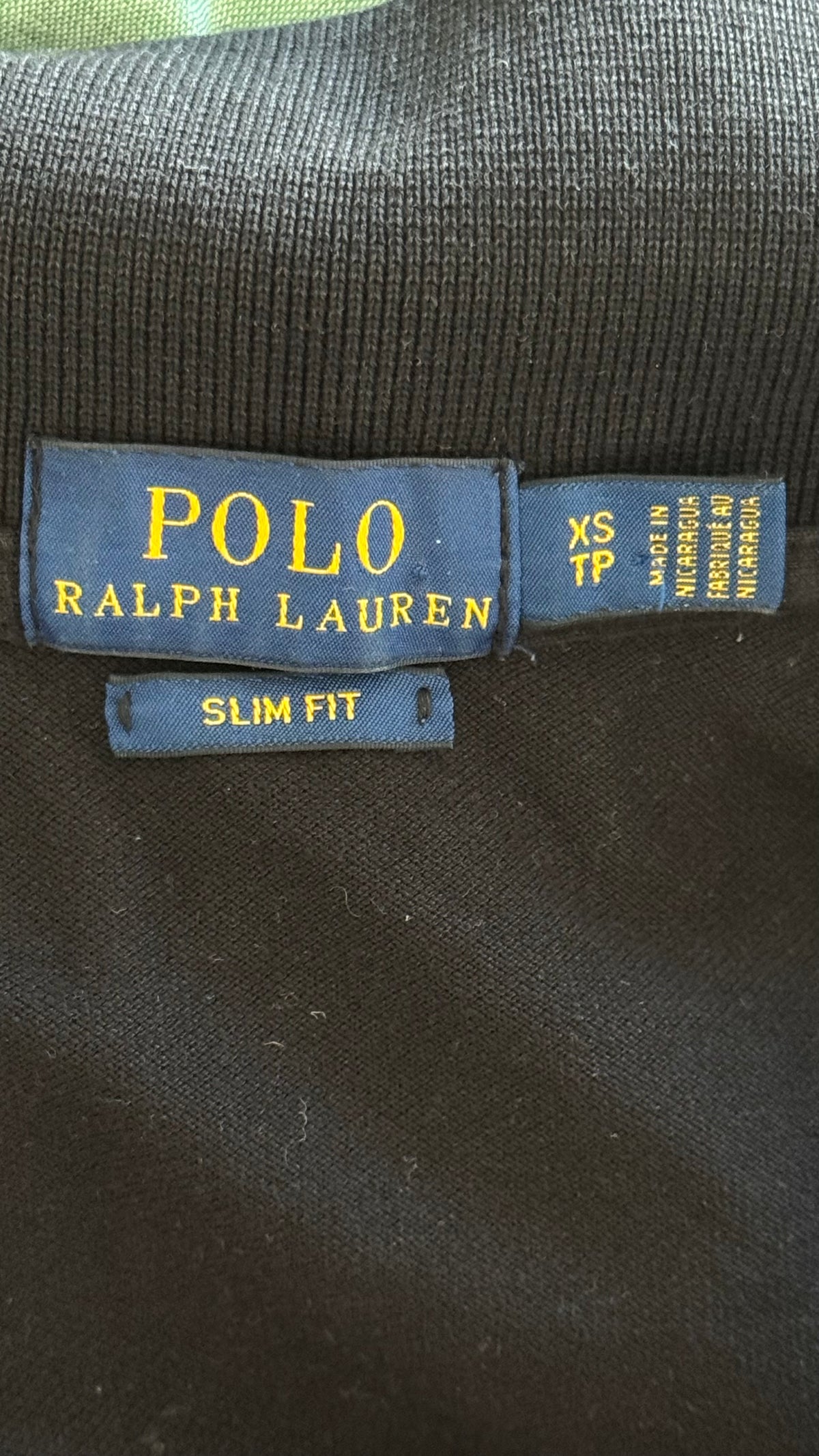 Polo noir Ralph Lauren - XS