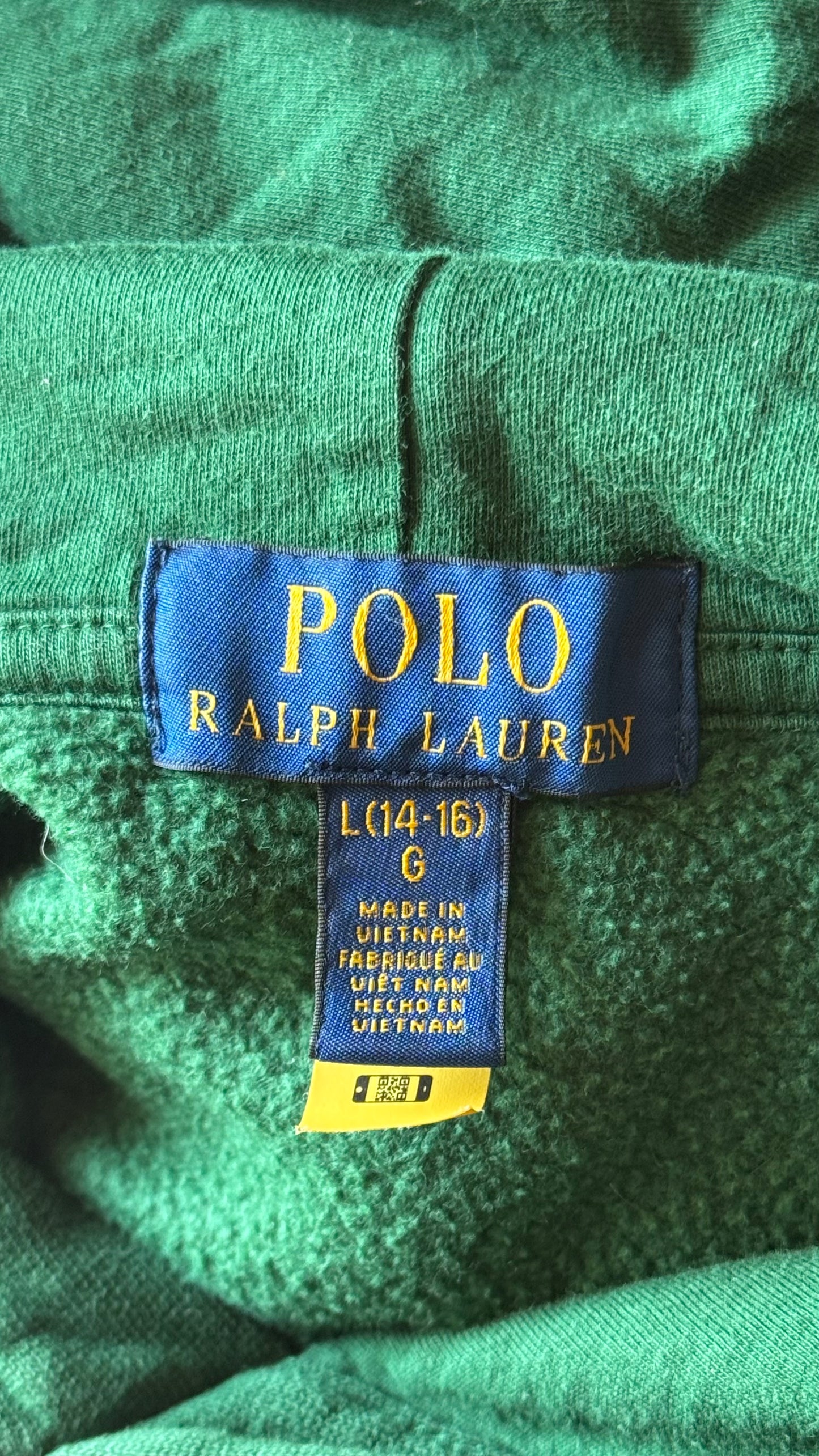 Sweat à capuche vert foncé Ralph Lauren - XS/S