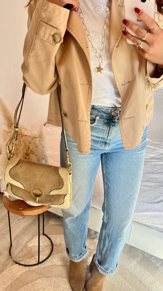 Sac à main beige Sandro