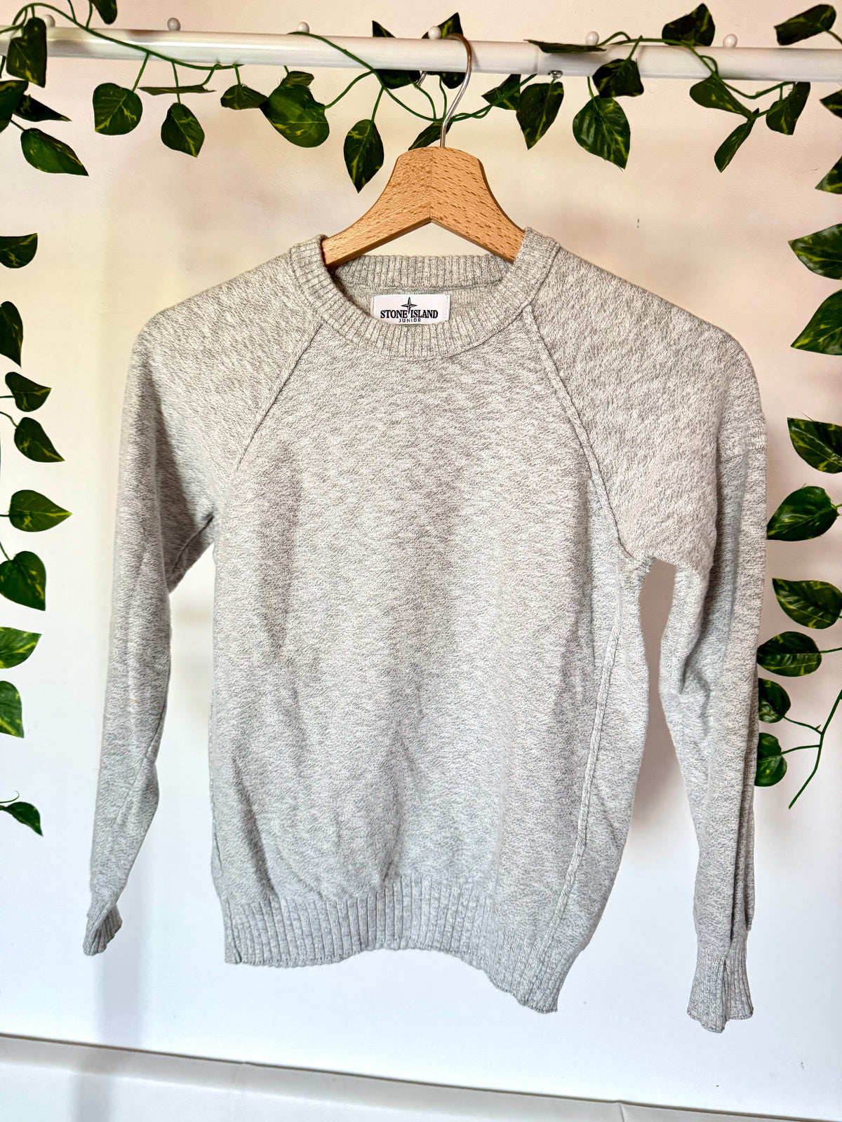 Pull gris Stone Island - 12 ans