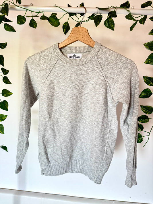 Pull gris Stone Island - 12 ans