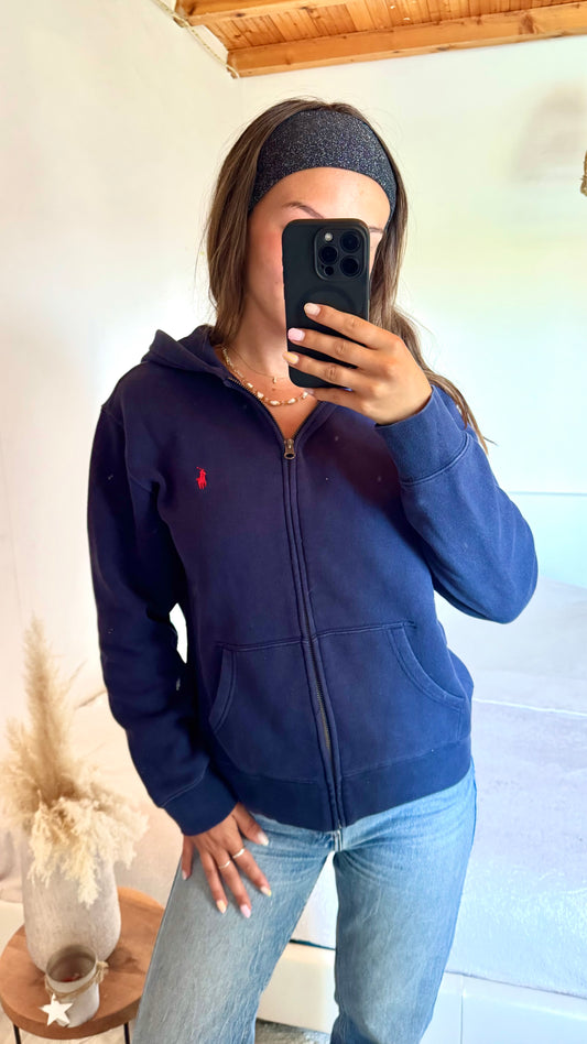 Veste a capuche bleu marine Ralph Lauren - S