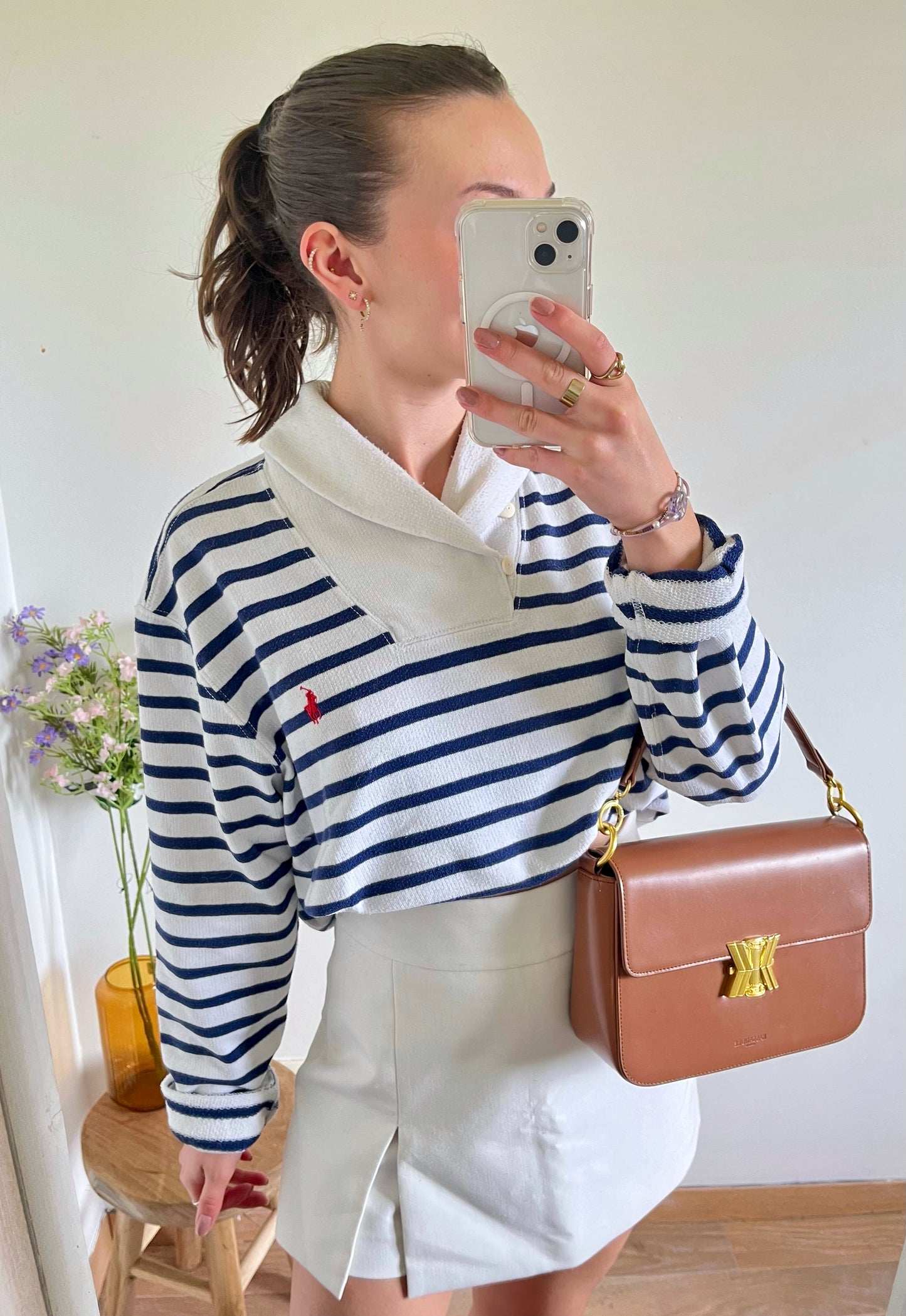 Sweat marinière Ralph Lauren - L