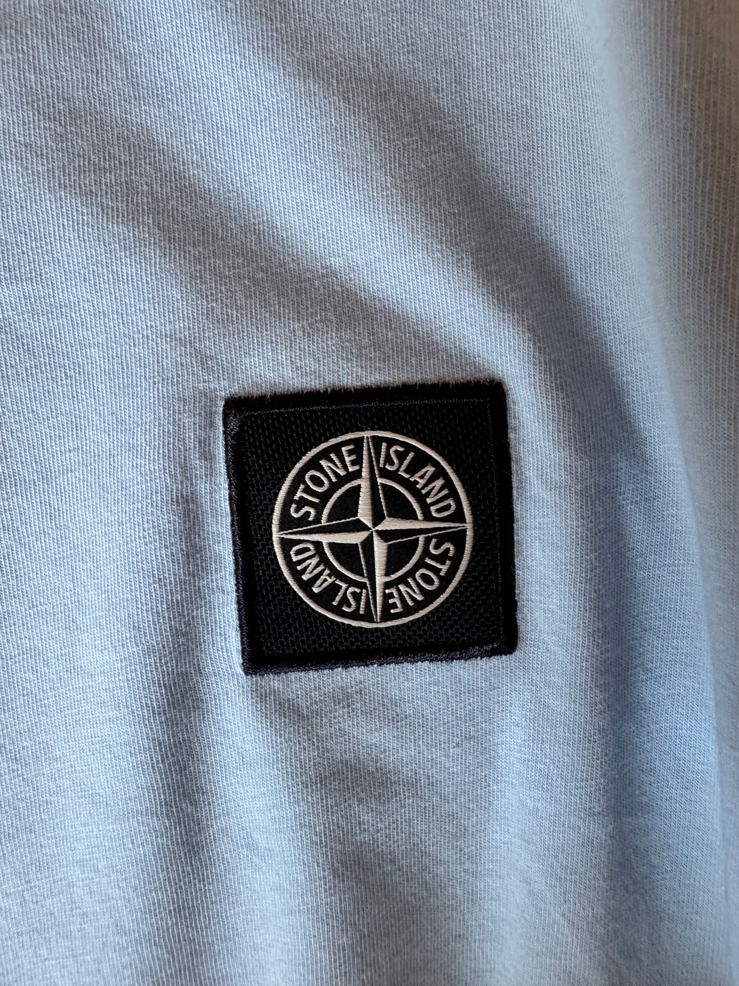T-shirt bleu ciel Stone Island - M