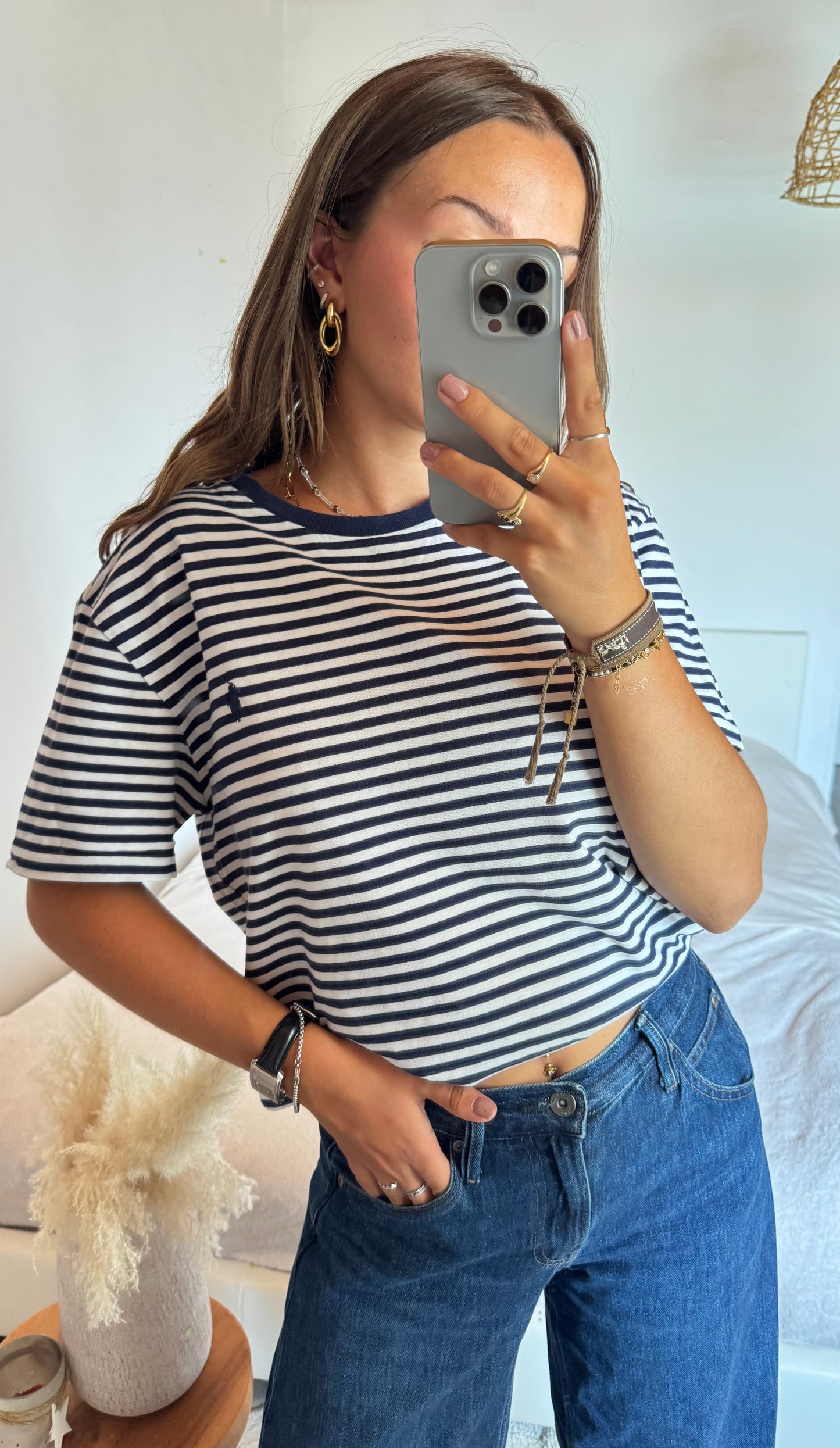 T-shirt marinière Ralph Lauren - S homme - M/L femme