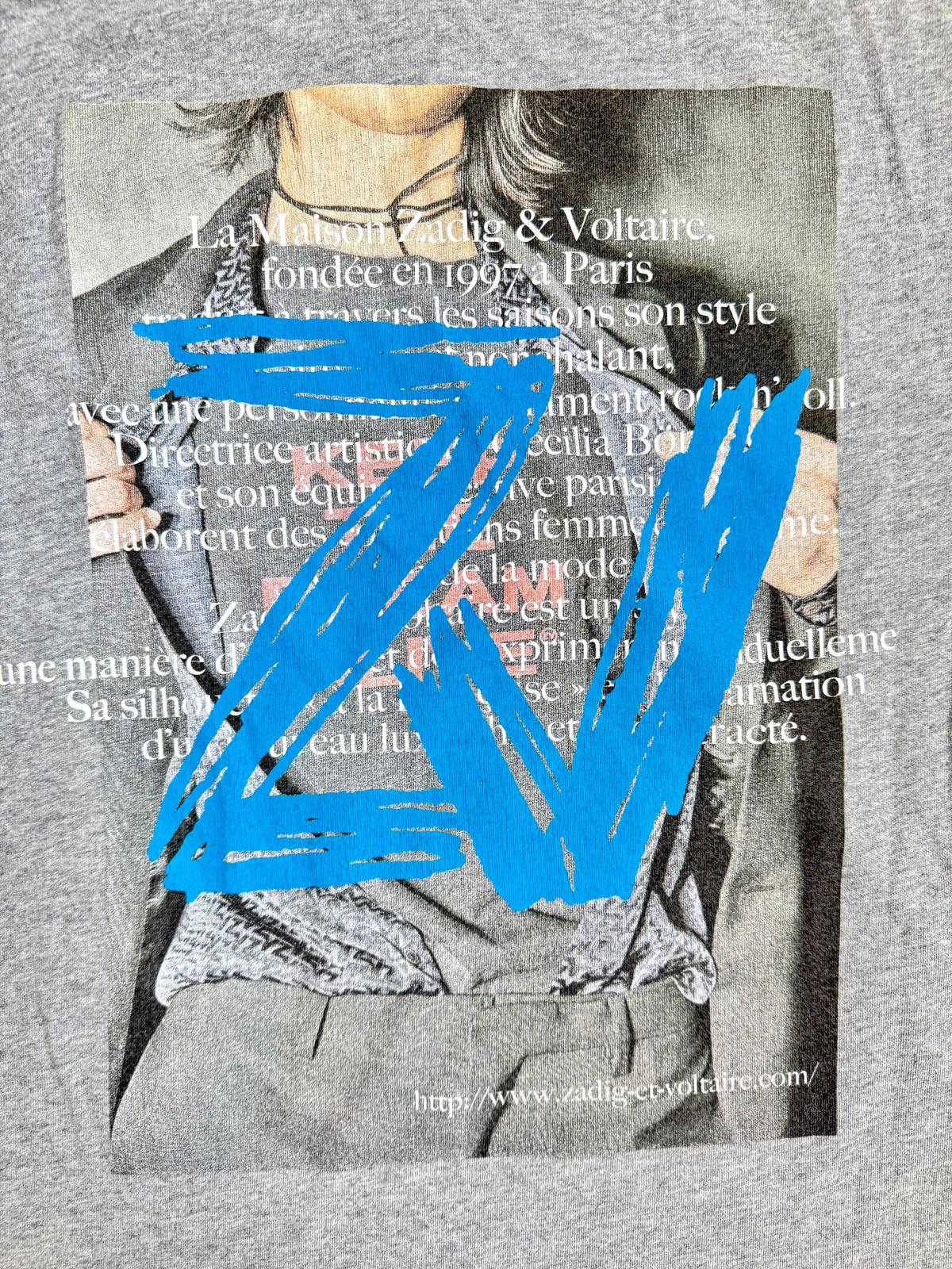 T-shirt Gris Zadig & Voltaire - M homme / L femme
