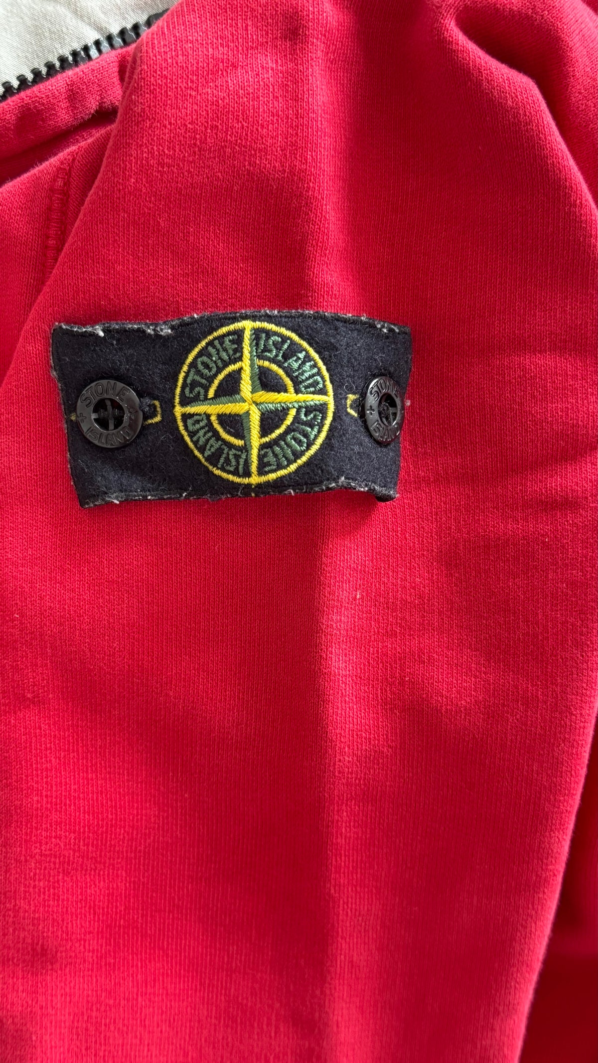 Veste à capuche rouge Stone Island - S