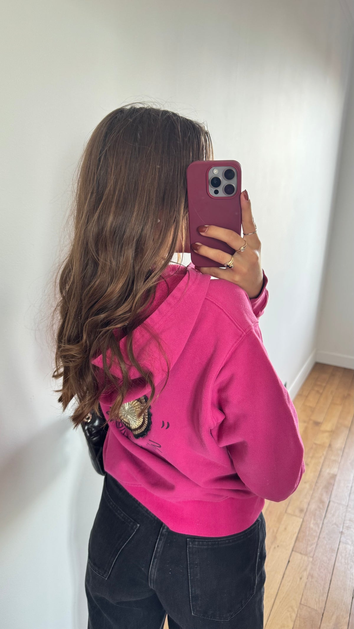 Sweat à capuche rose Zadig & Voltaire - XS