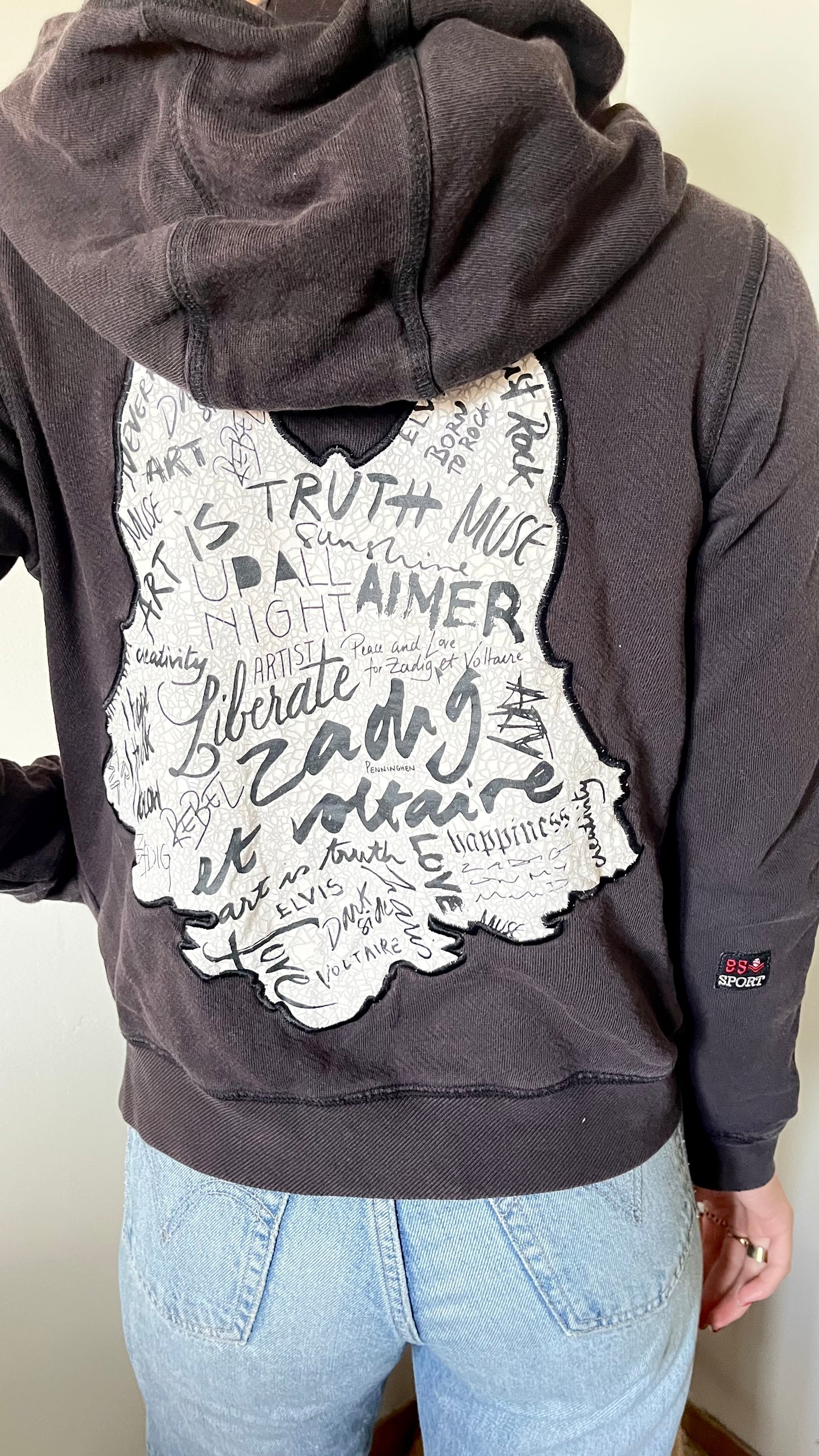 Veste a capuche noir Zadig & Voltaire - XS