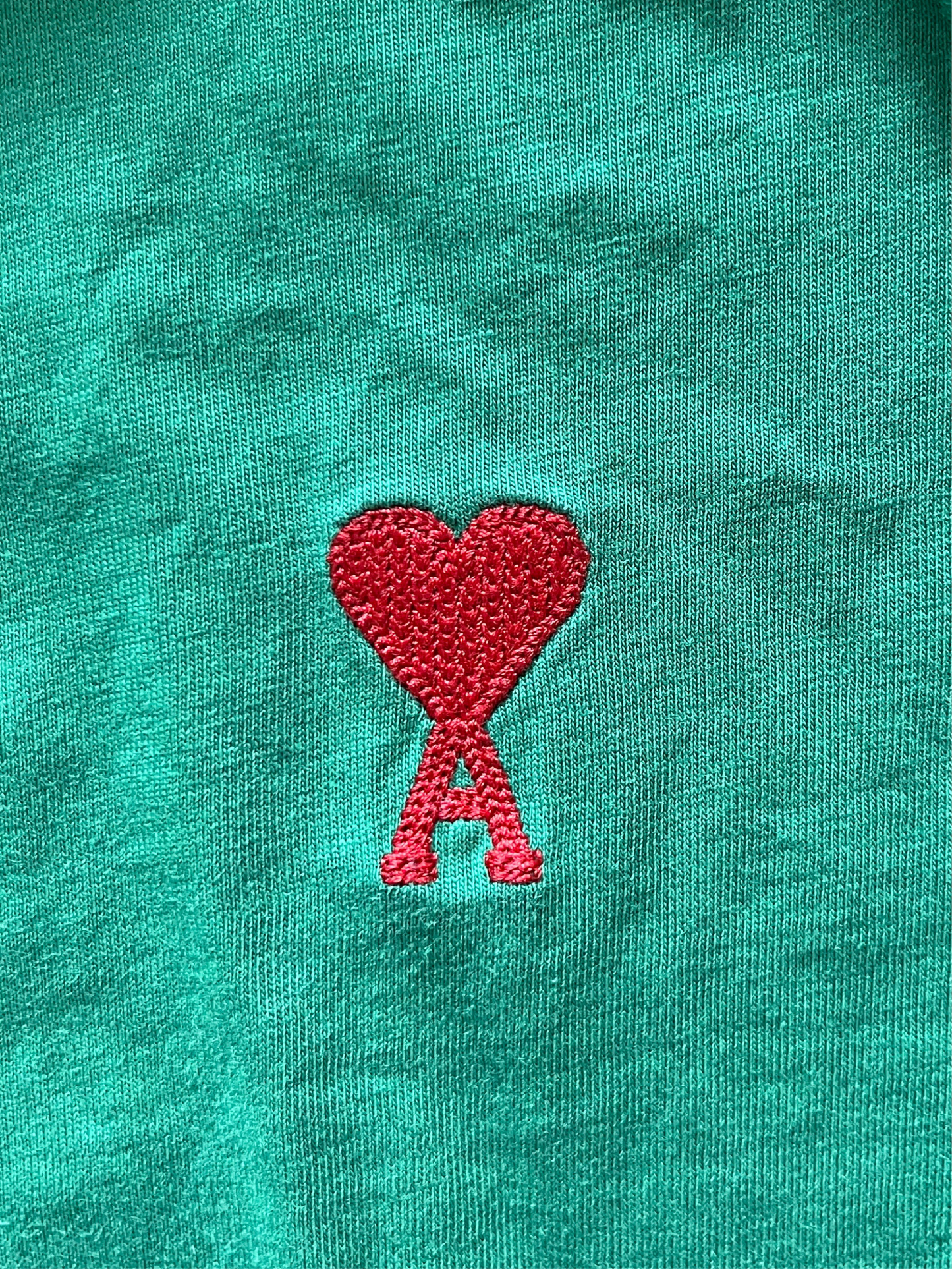 T-shirt vert Ami Paris - S