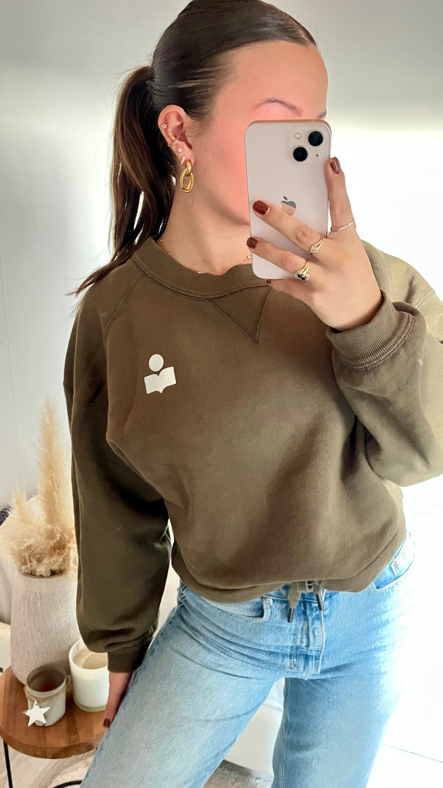 Pull marron Isabel Marant - S/M