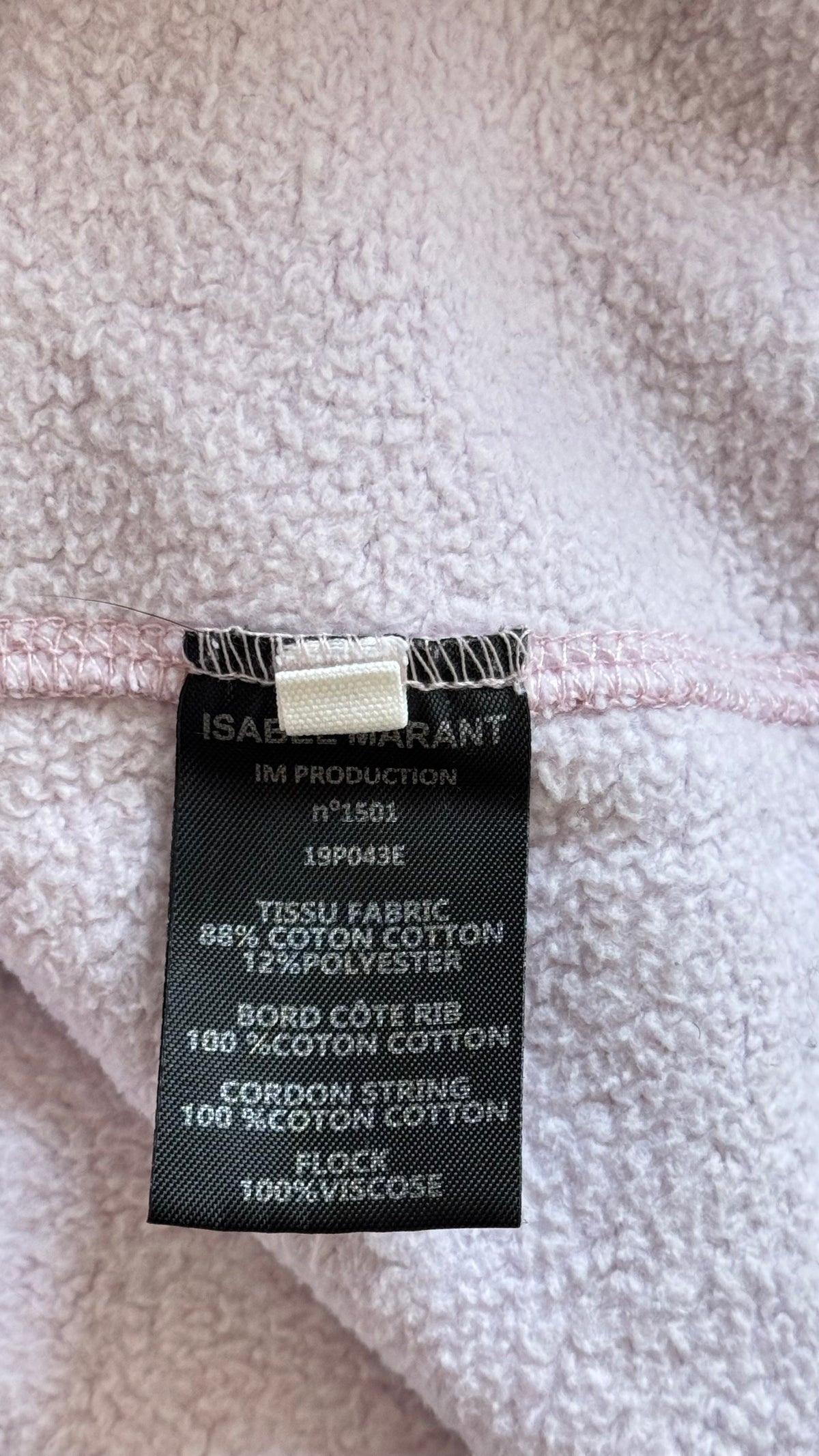 Sweat à capuche rose pastel Isabel Marant - M