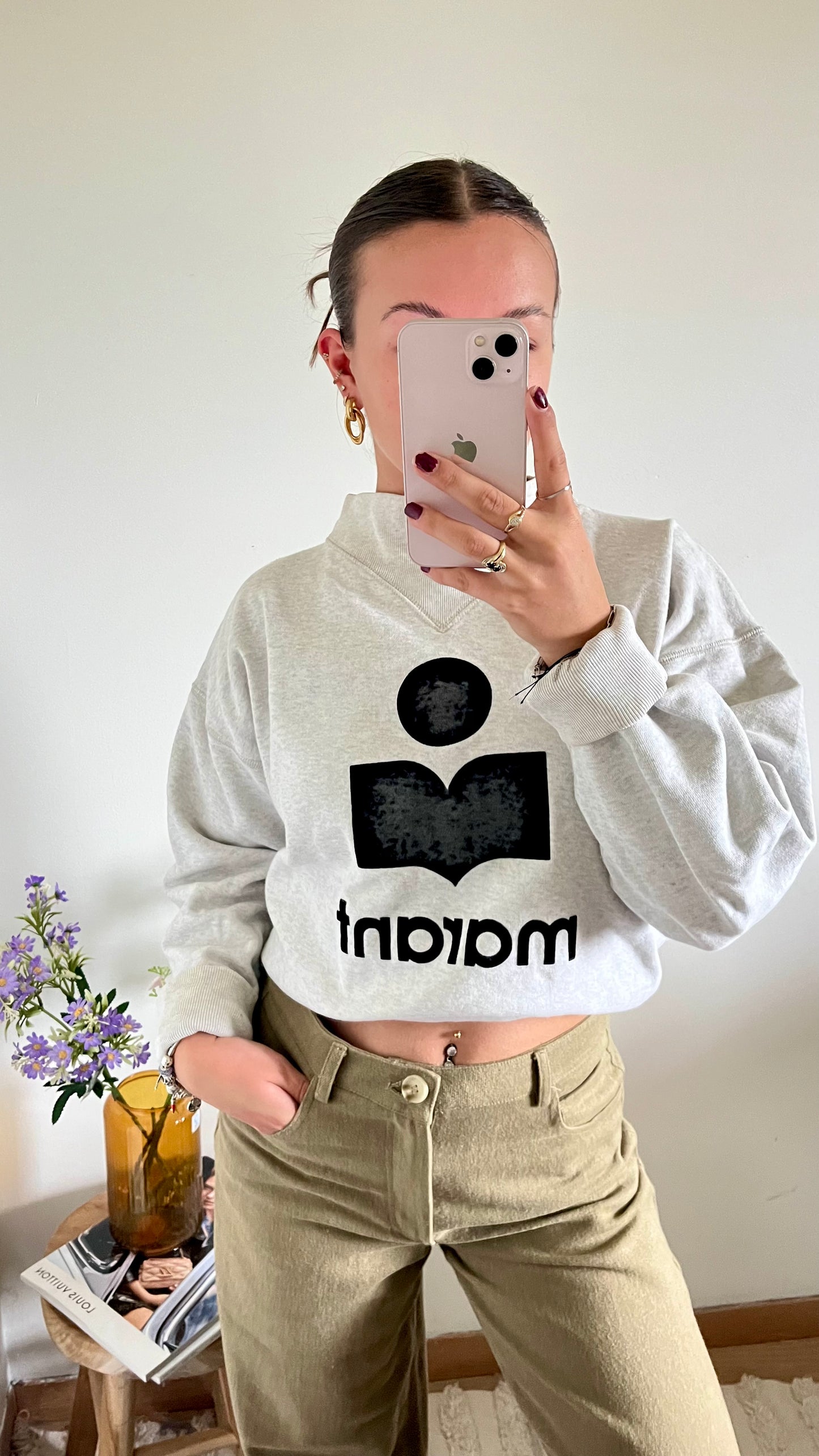 Pull gris Isabel Marant - M