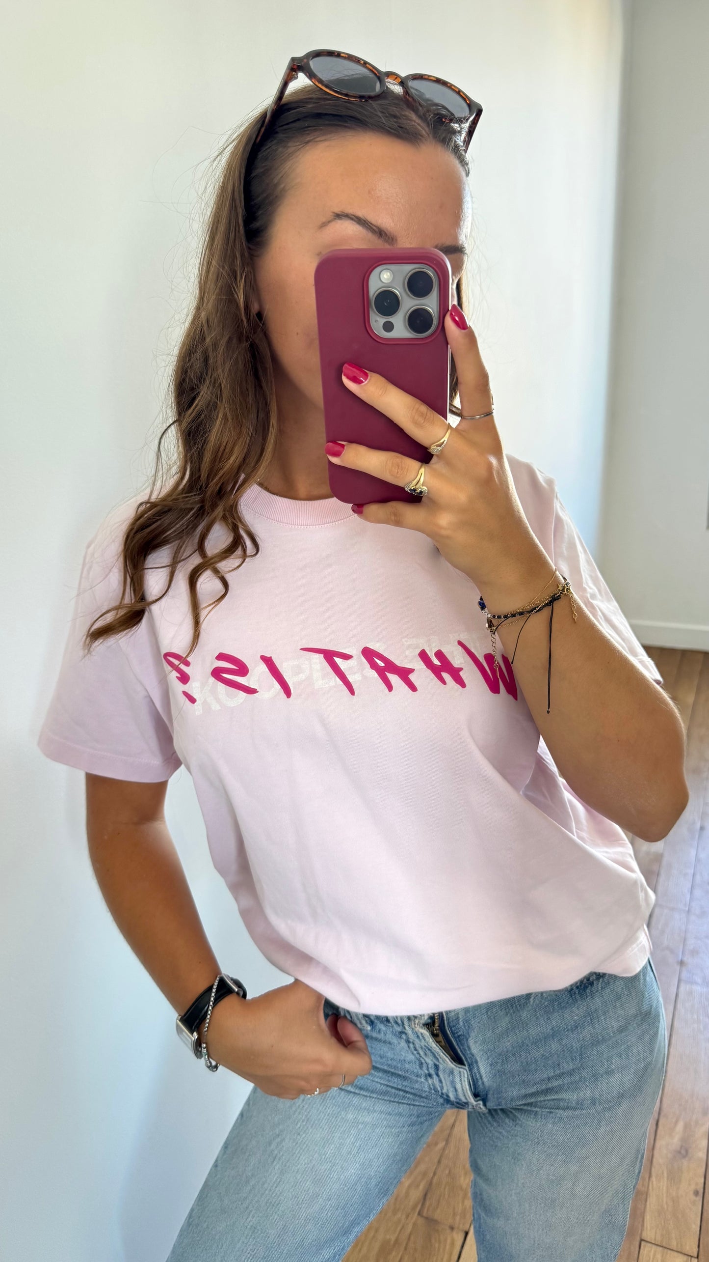T-shirt rose pastel The Kooples - M