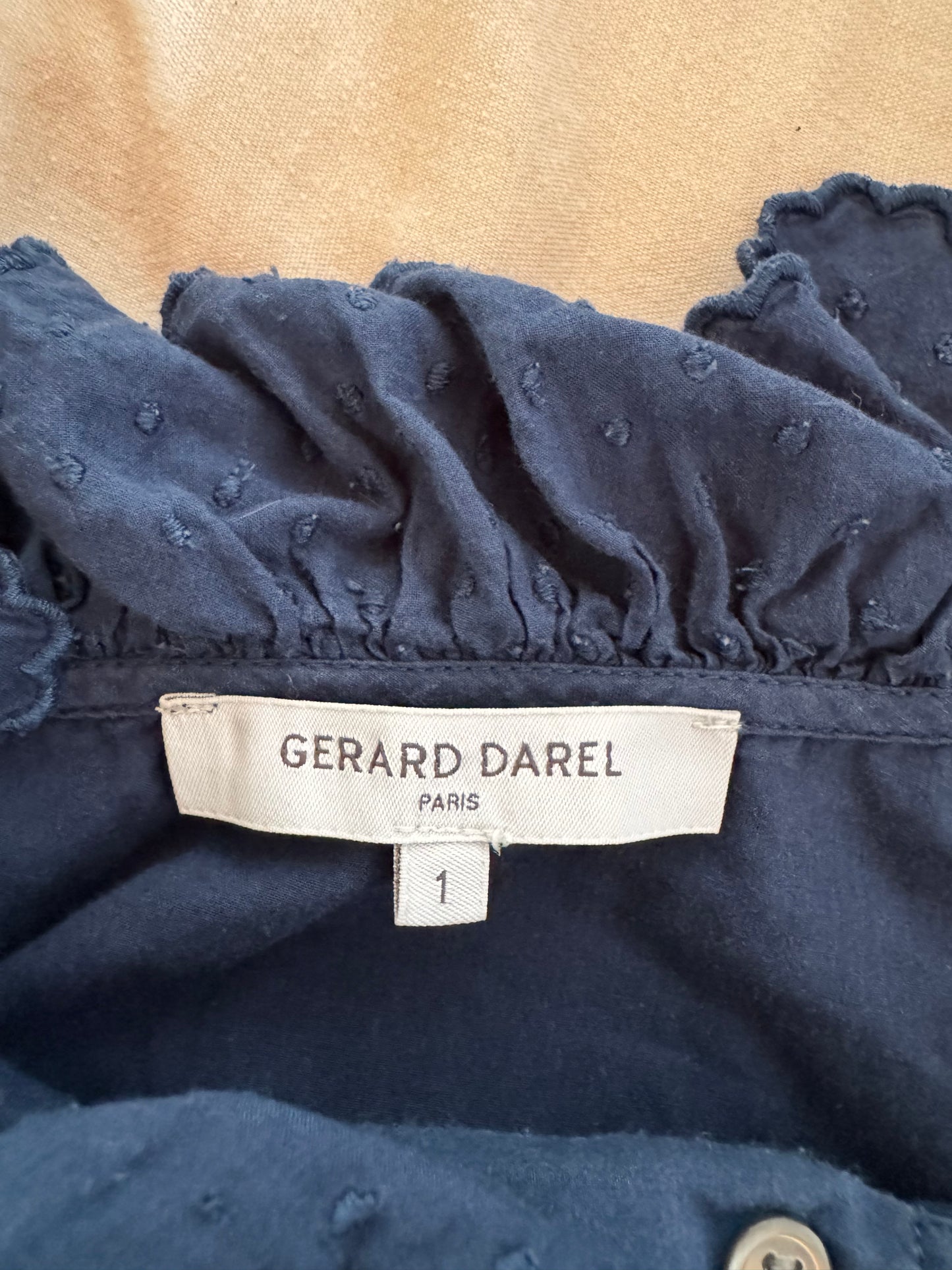 Blouse bleu marine Gérard Darel - S