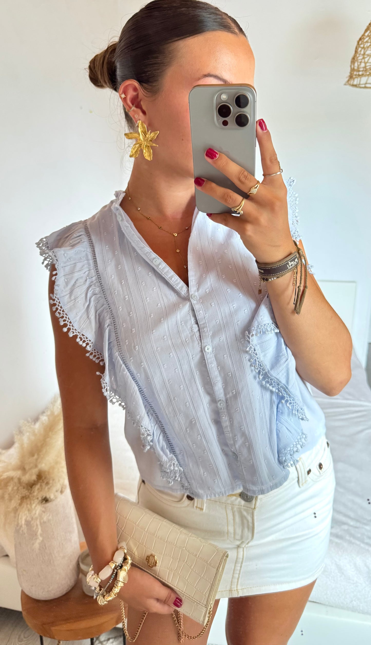 Blouse bleu ciel Zadig & Voltaire - S