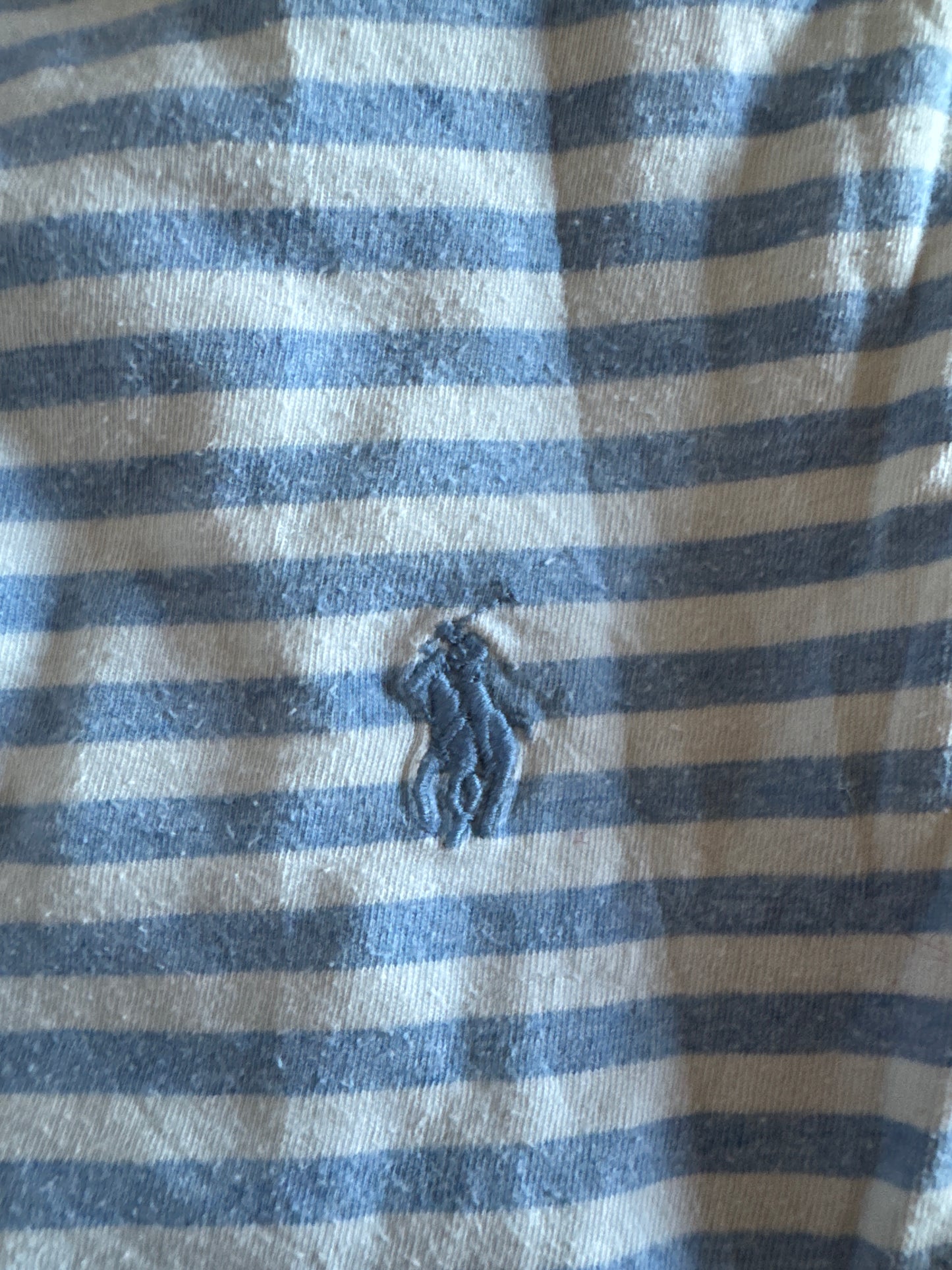 T-shirt marinière bleu pastel Ralph Lauren - S homme / M femme