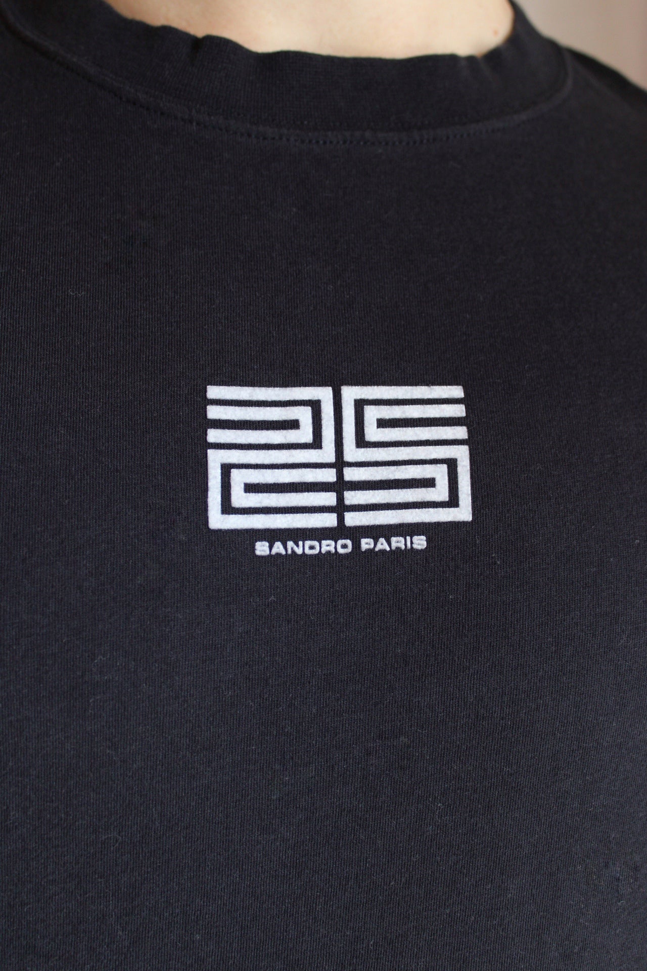 T-shirt noir Sandro - M/L