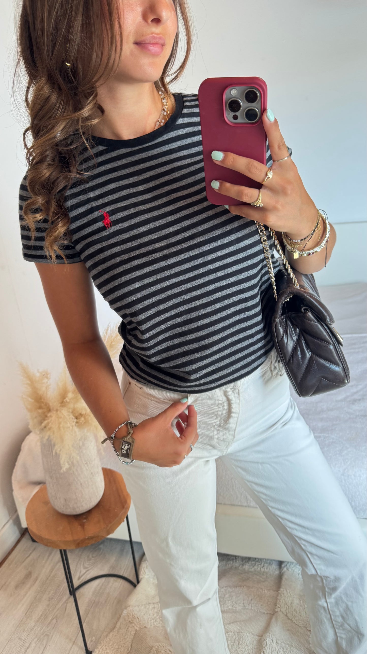 T-shirt à rayures Ralph Lauren - S