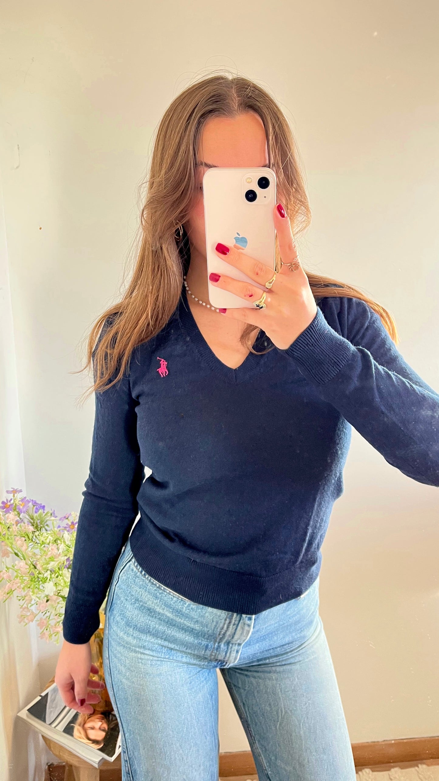 Pull en laine de mérinos Ralph Lauren - M