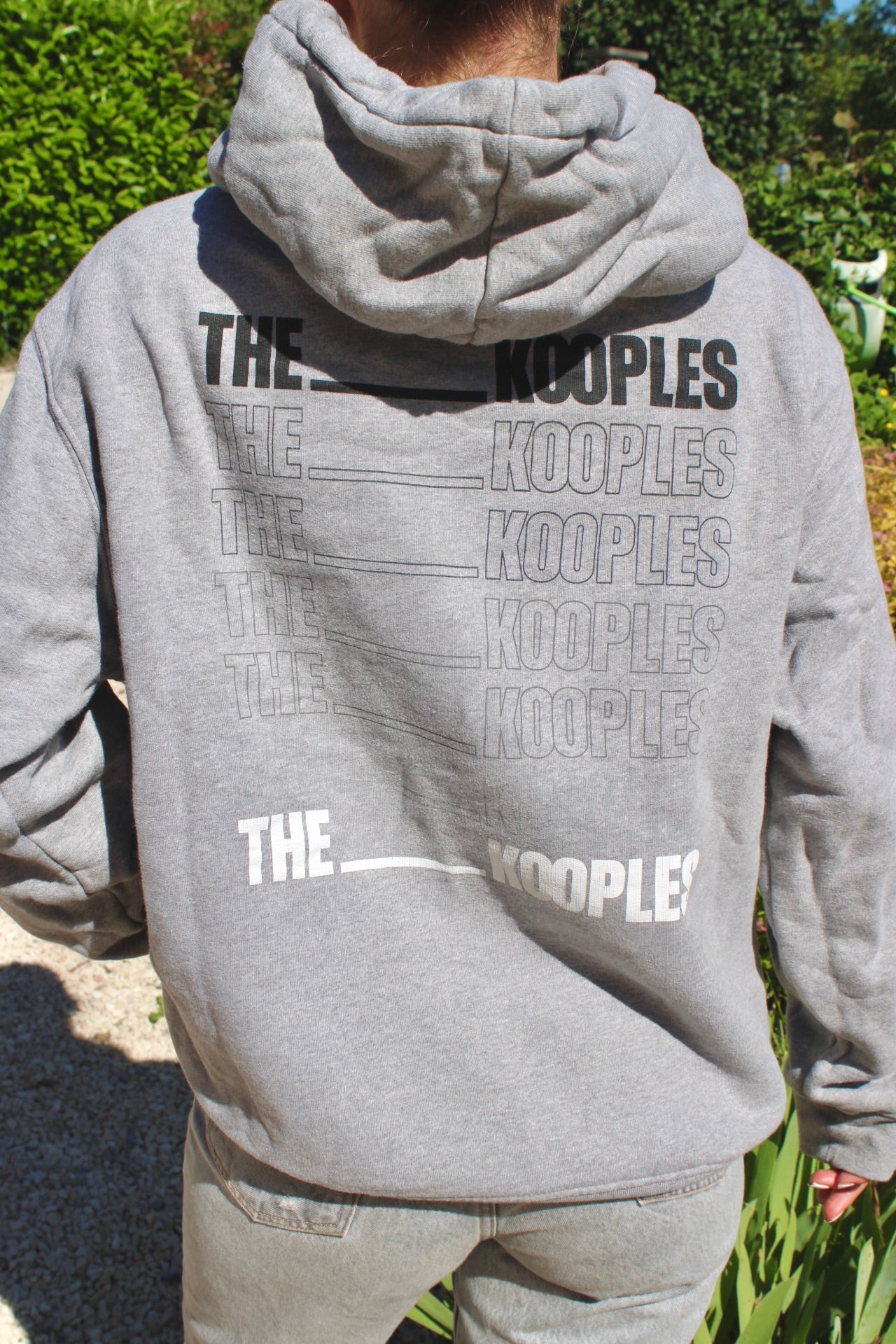 Sweat à capuche écritures dos The Kooples - L