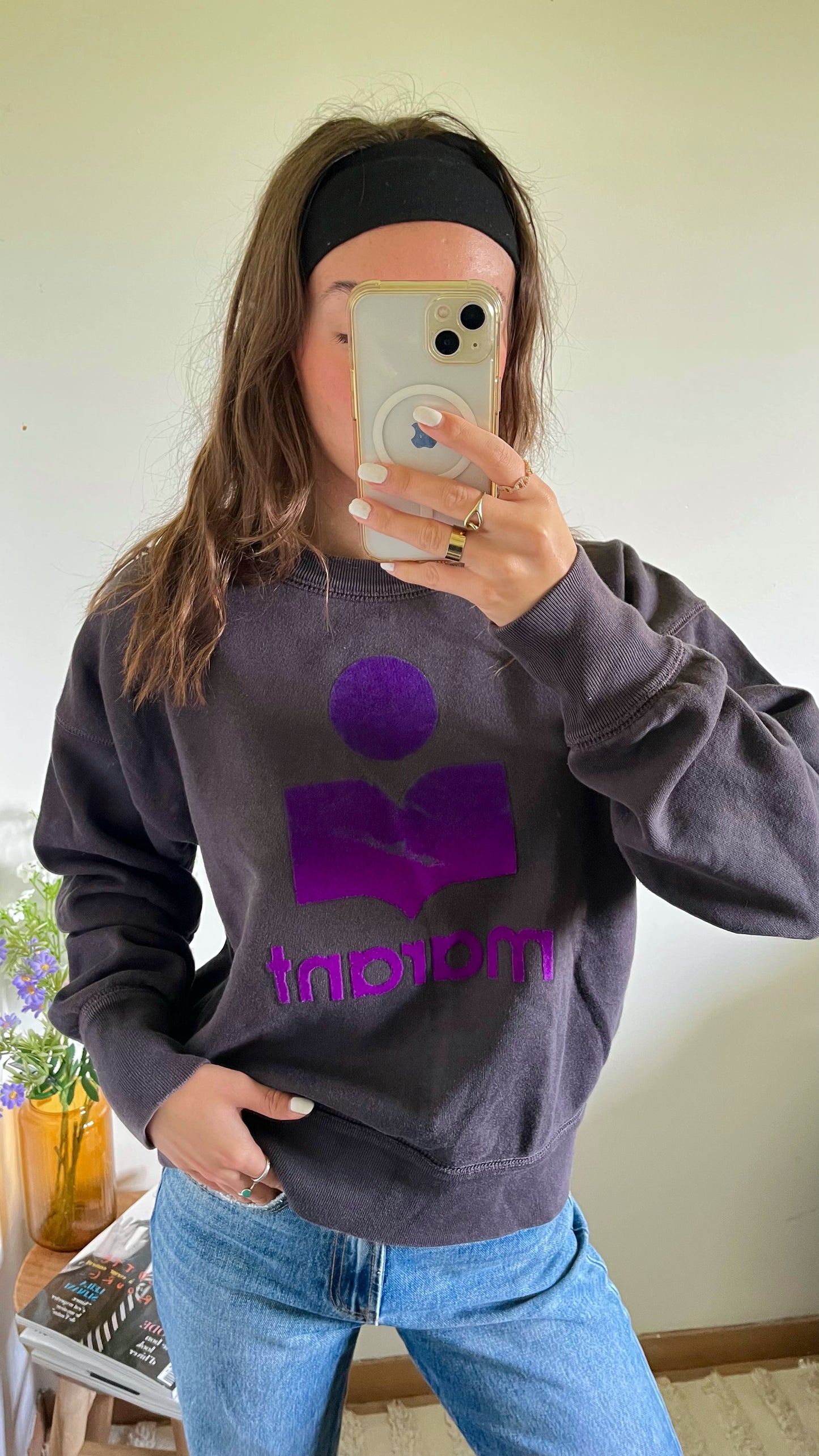 Sweat gris Isabel Marant - S