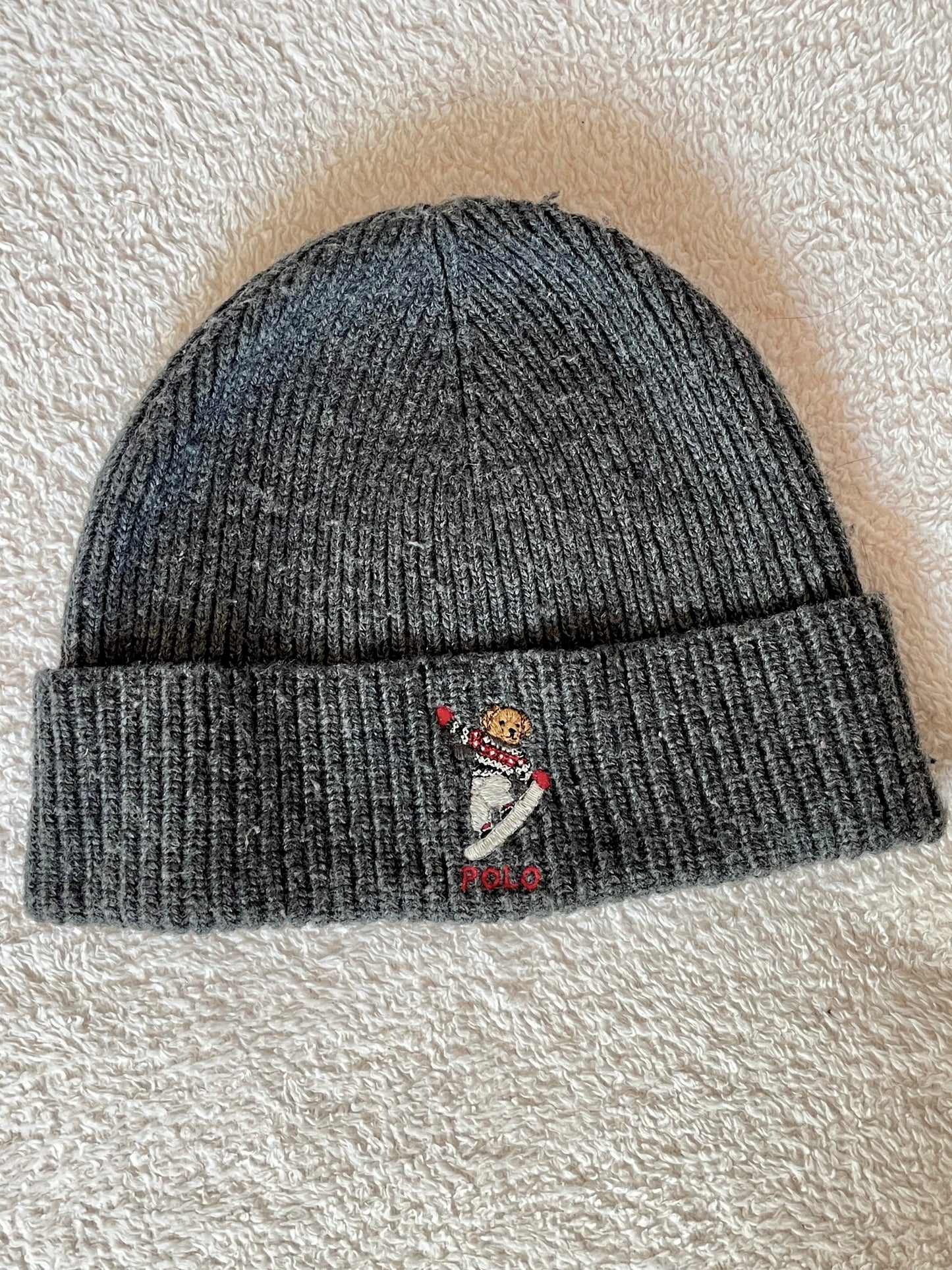 Bonnet en laine nounours Ralph Lauren