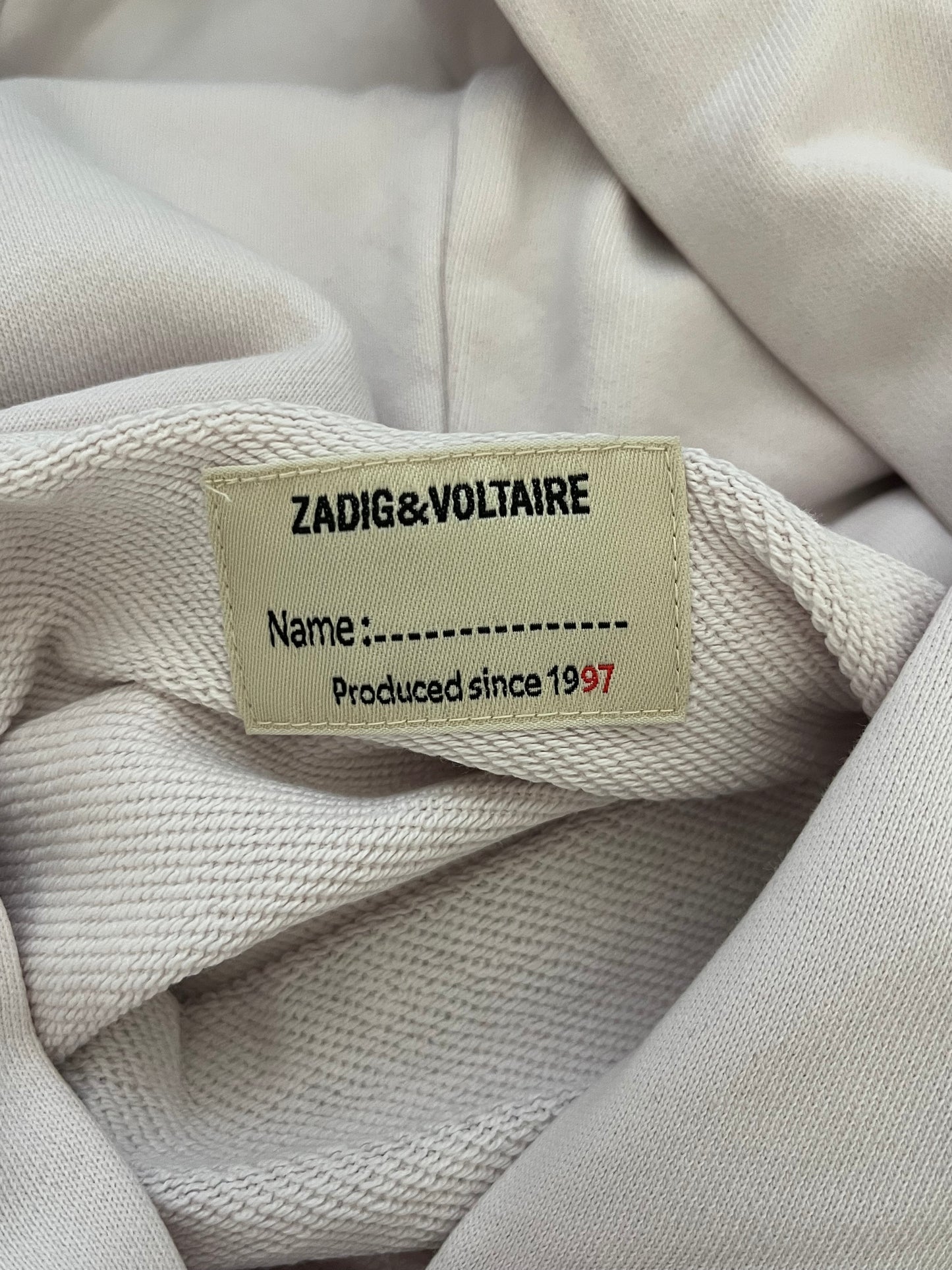 Sweat à capuche blanc Zadig & Voltaire - XS