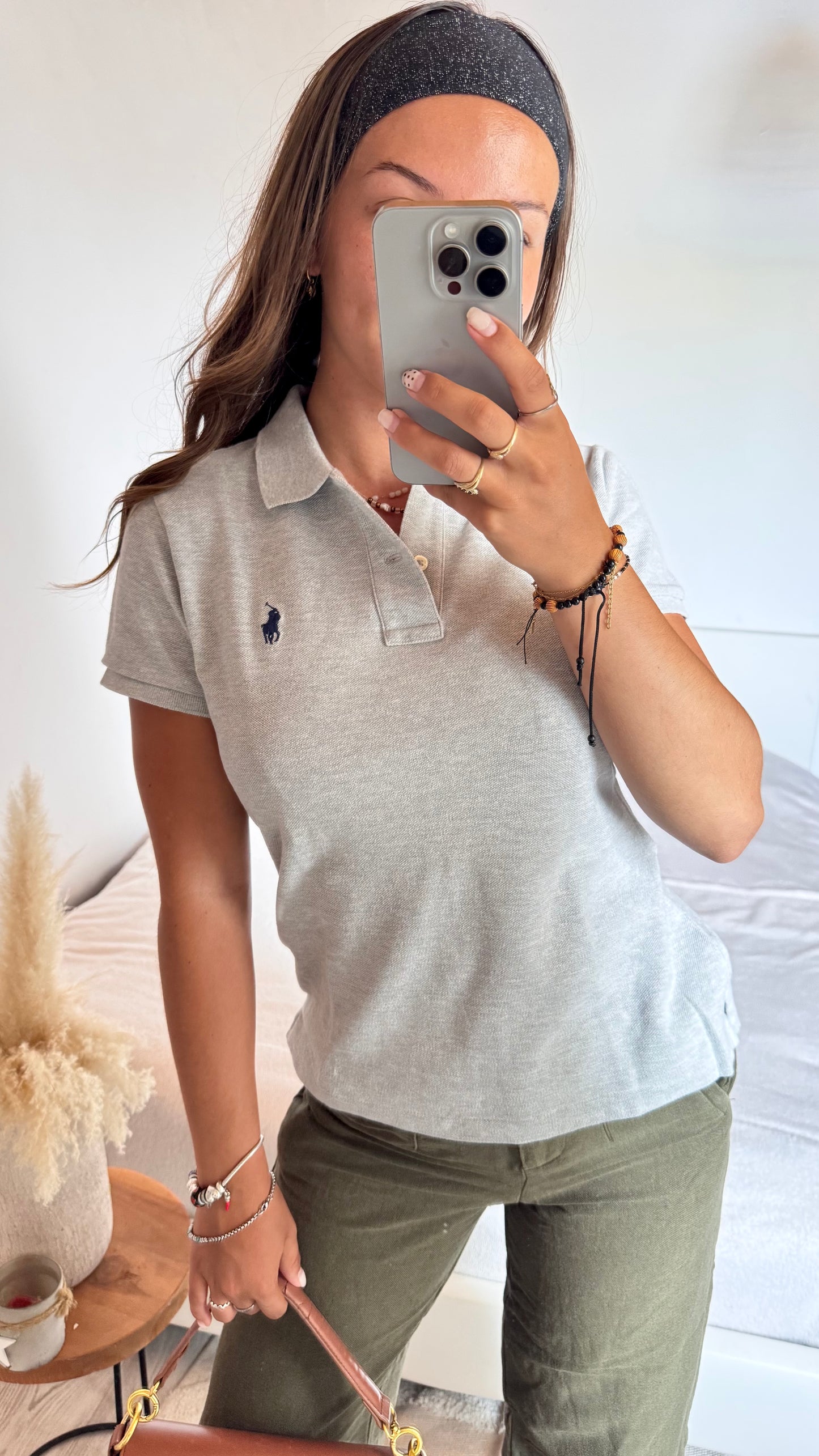 Polo gris Ralph Lauren - S
