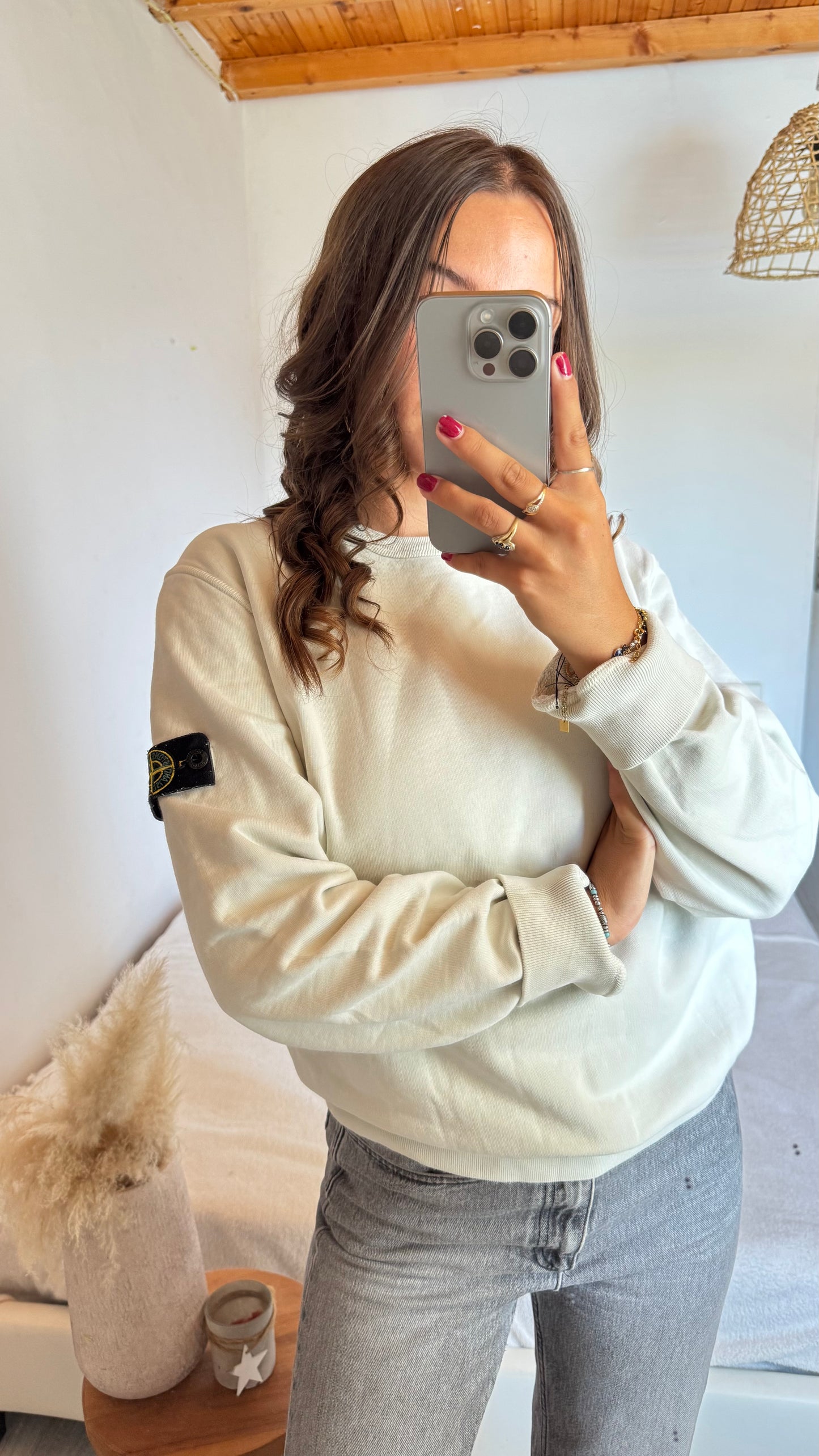Pull pastel Stone Island - S/M