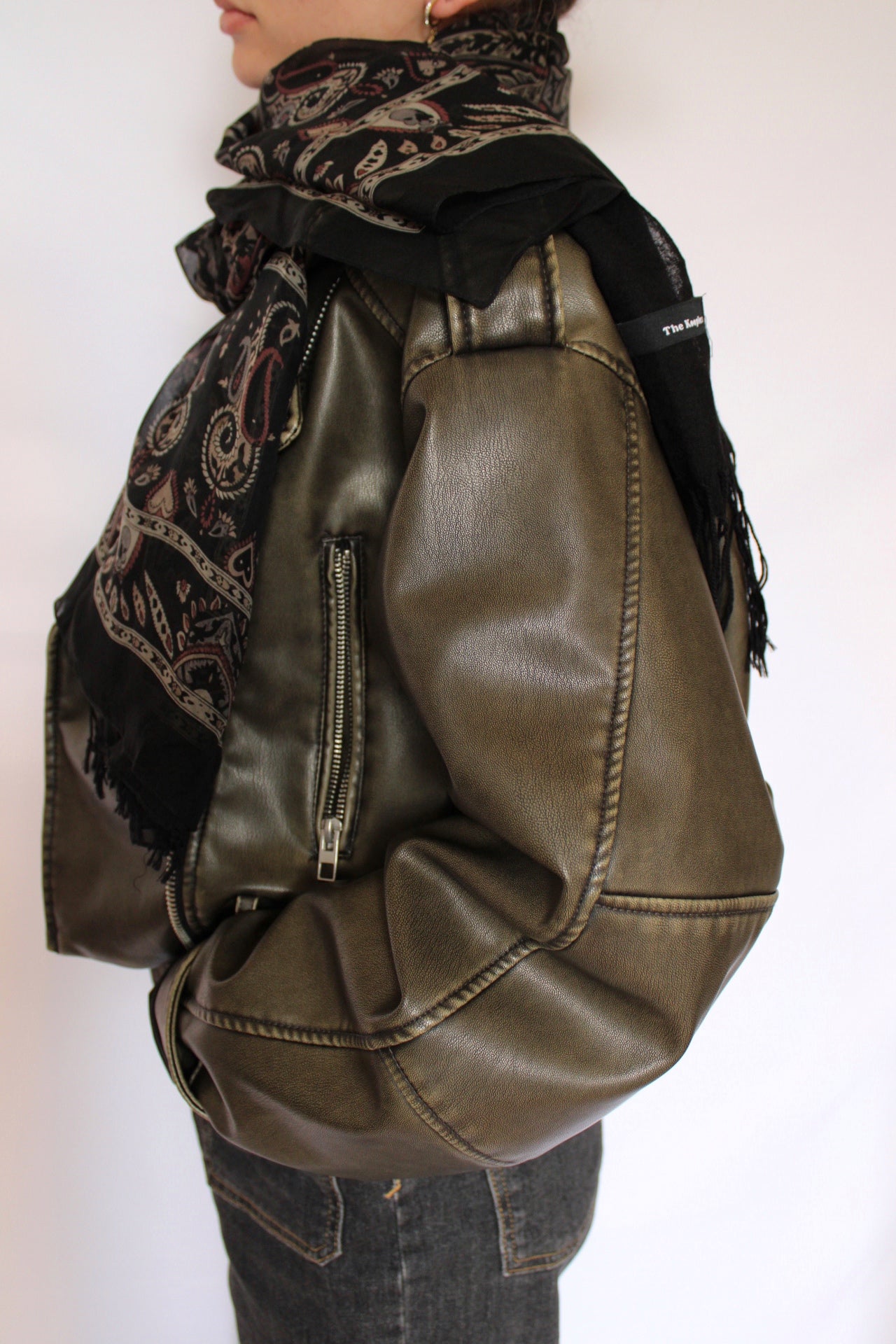 Foulard soie et cachemire The Kooples
