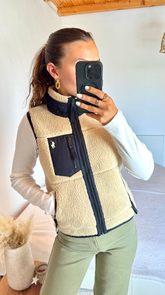 Veste sans manches moumoute Ralph Lauren - S
