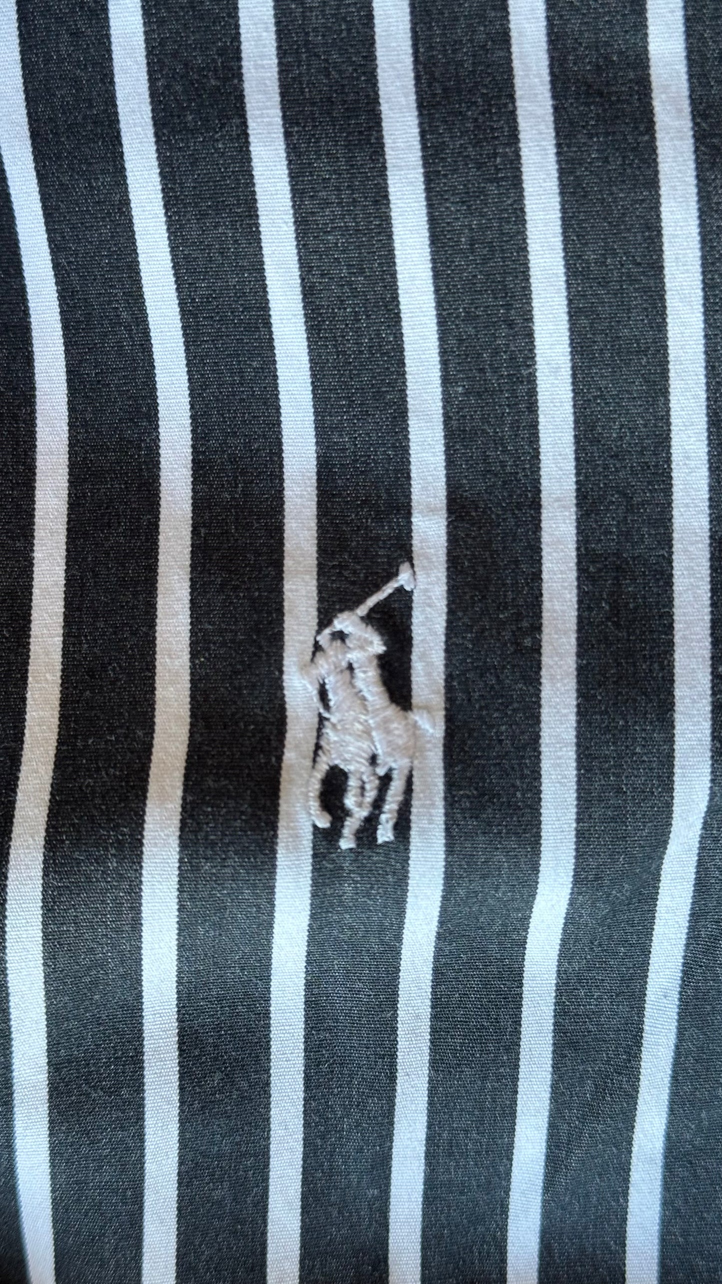 Chemise noire à rayures Ralph Lauren - S/M