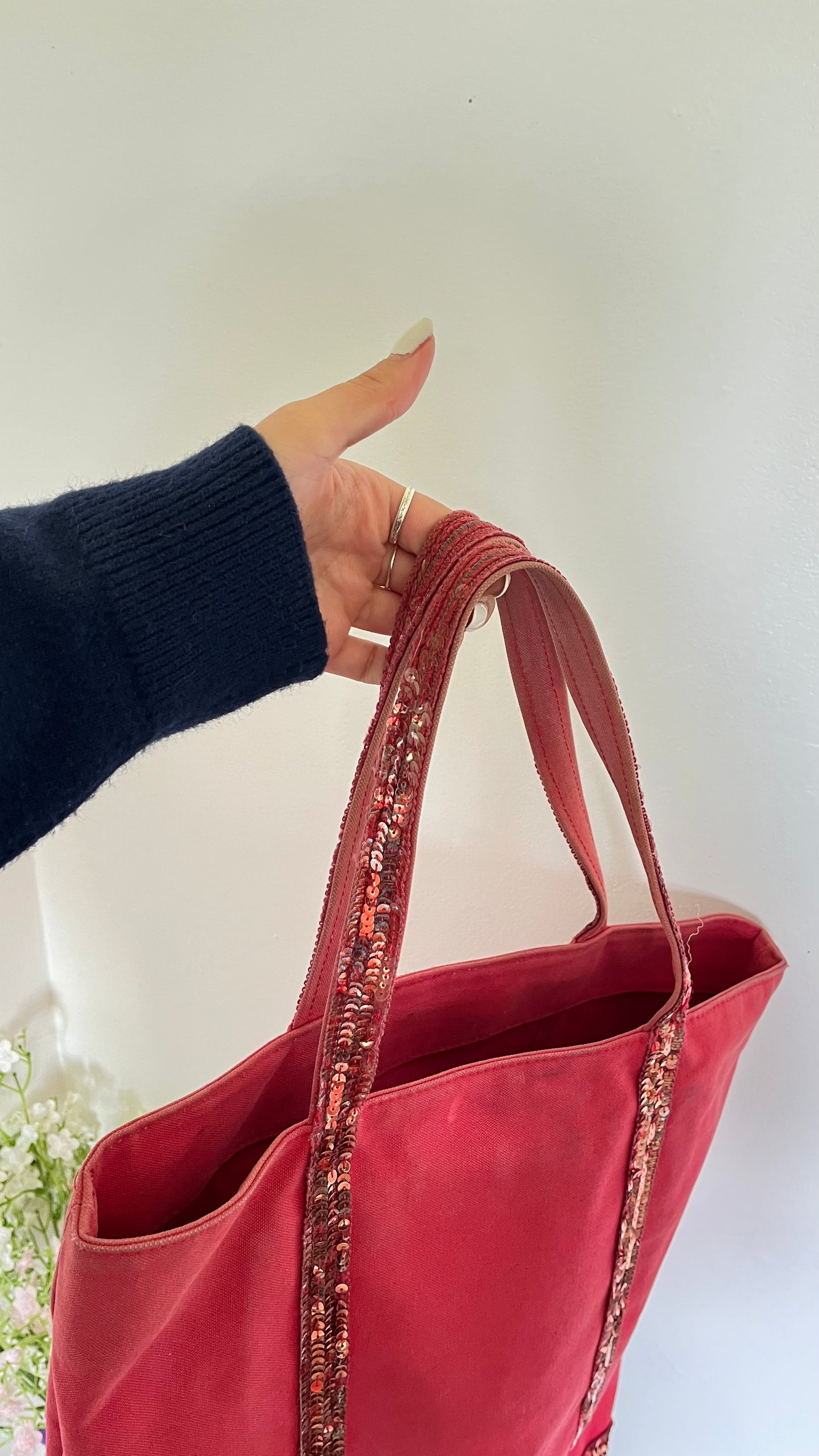 Sac cabas moyen Vanessa Bruno rouge