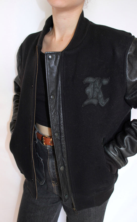 Veste bomber noir mixte The Kooples - L