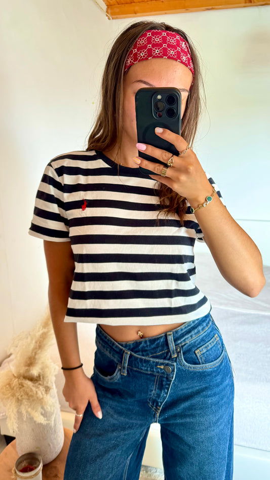 T-shirt rayée Ralph Lauren - M