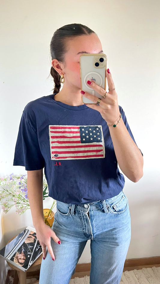 T-shirt American Flag Ralph Lauren - L