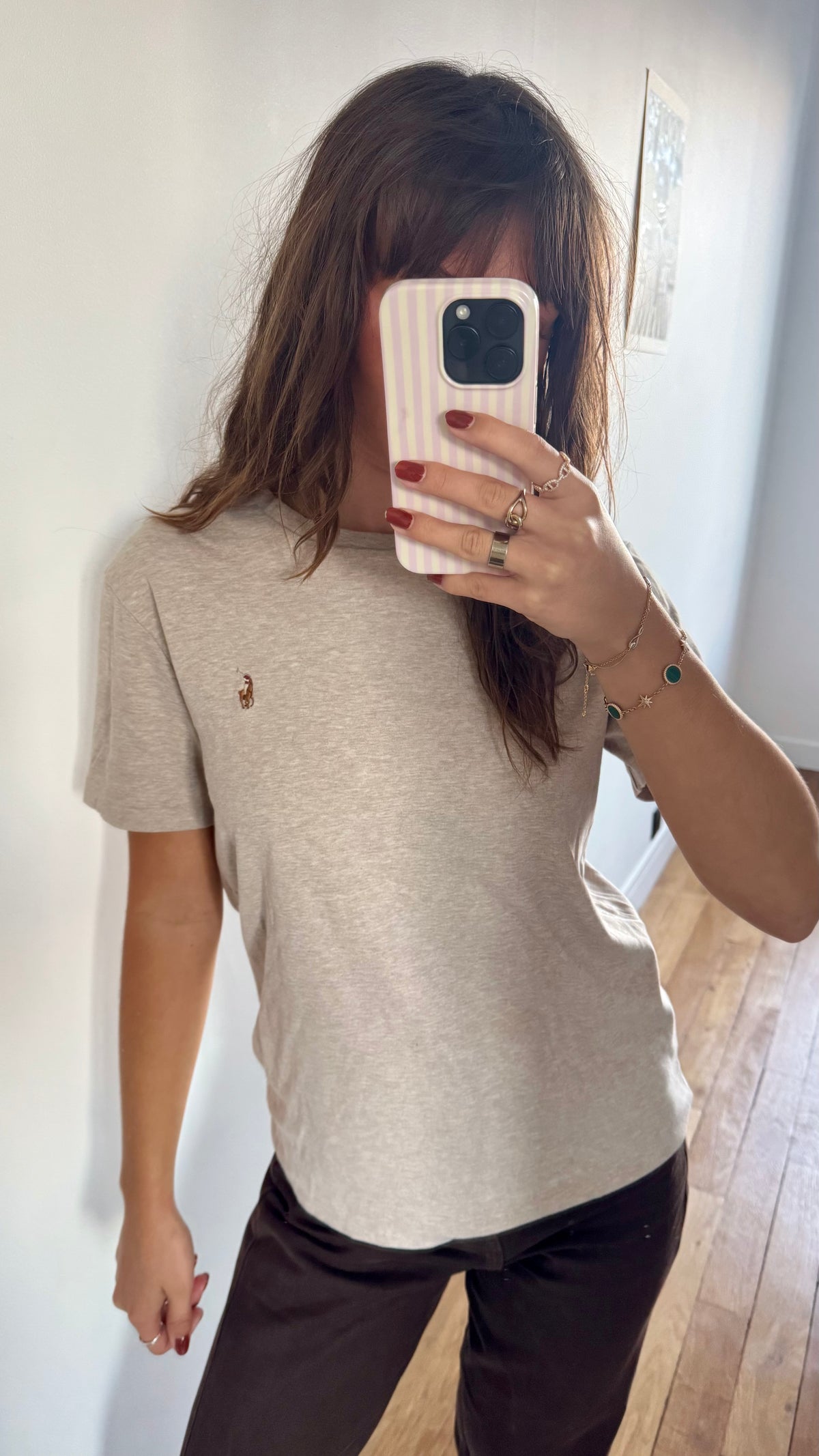 T-shirt beige Ralph Lauren - S