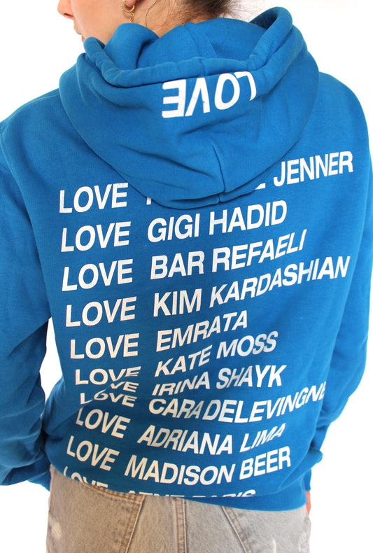 Sweat à capuche bleu ATNT PARIS - S