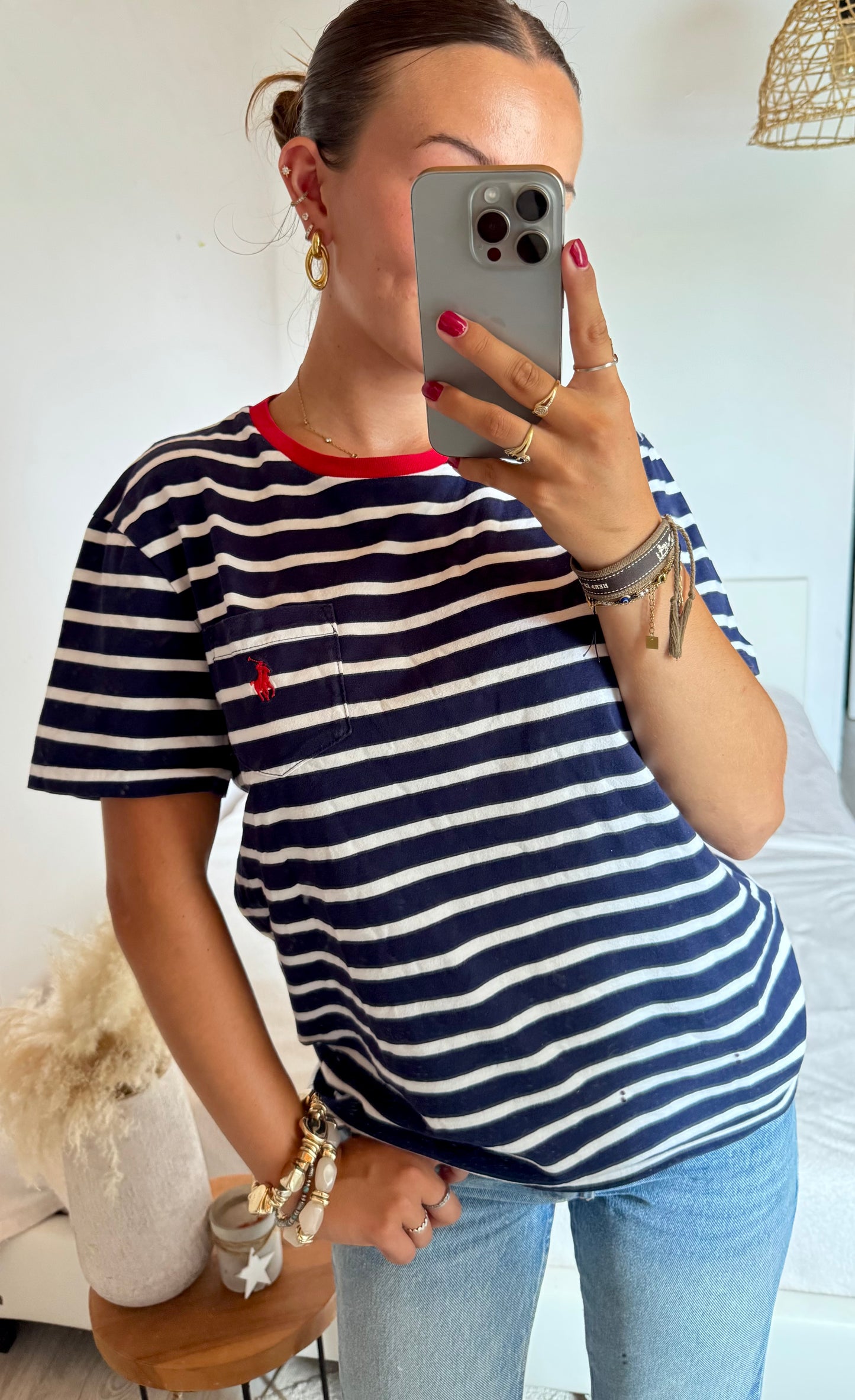 T-shirt marinière Ralph Lauren - M