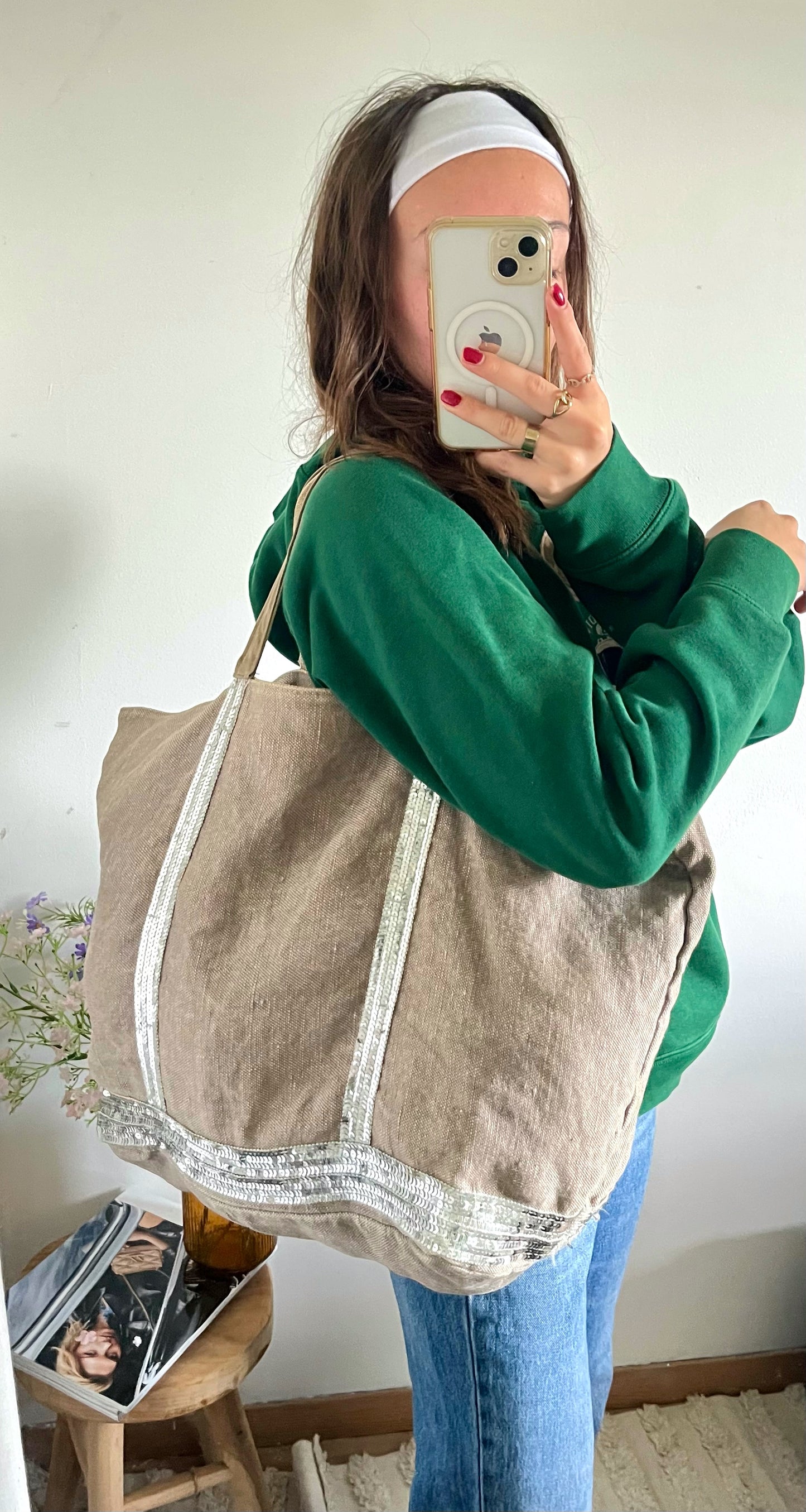 Grand sac cabas tissu Vanessa Bruno