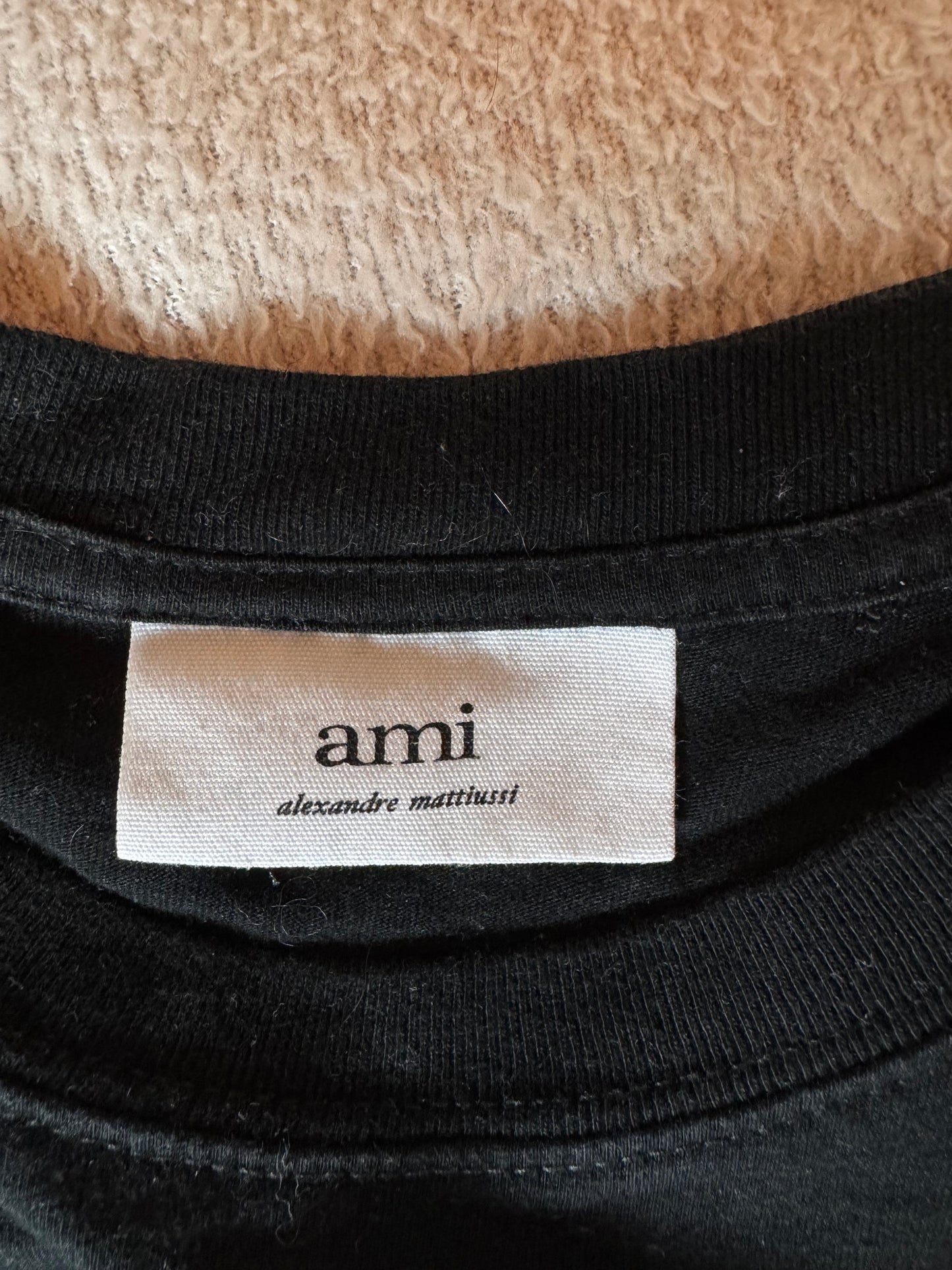 T-shirt noir Ami Paris - S