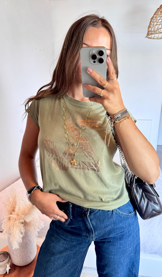 T-shirt kaki Zadig & Voltaire - XS