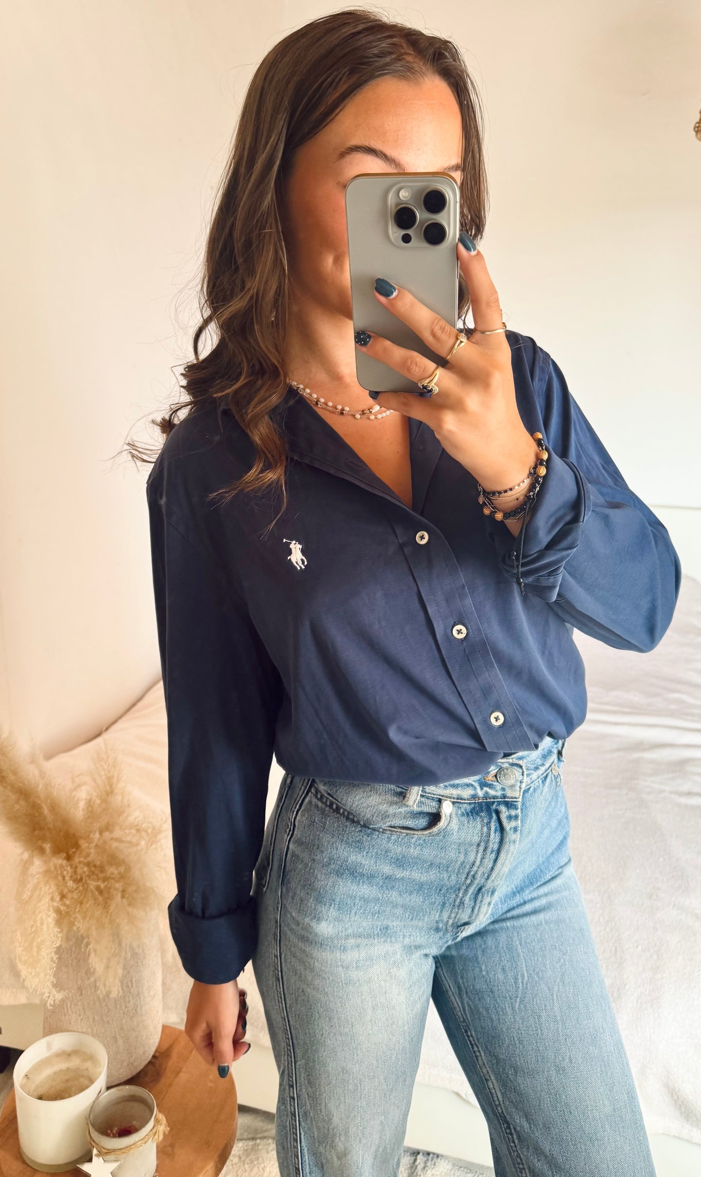 Chemise bleu marine Ralph Lauren - M