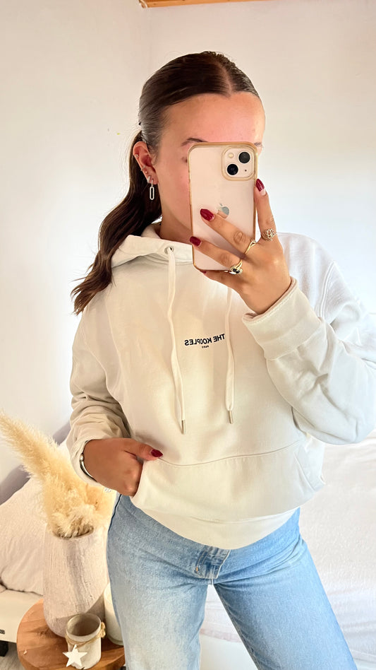 Sweat blanc The Kooples - L