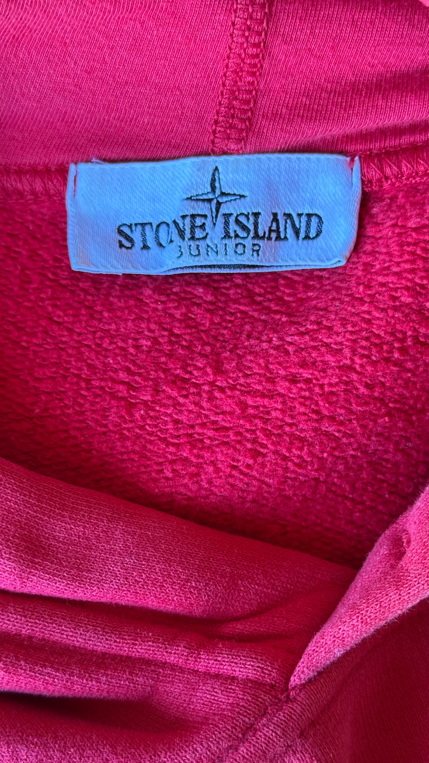 Sweat à capuche rouge Stone Island - M