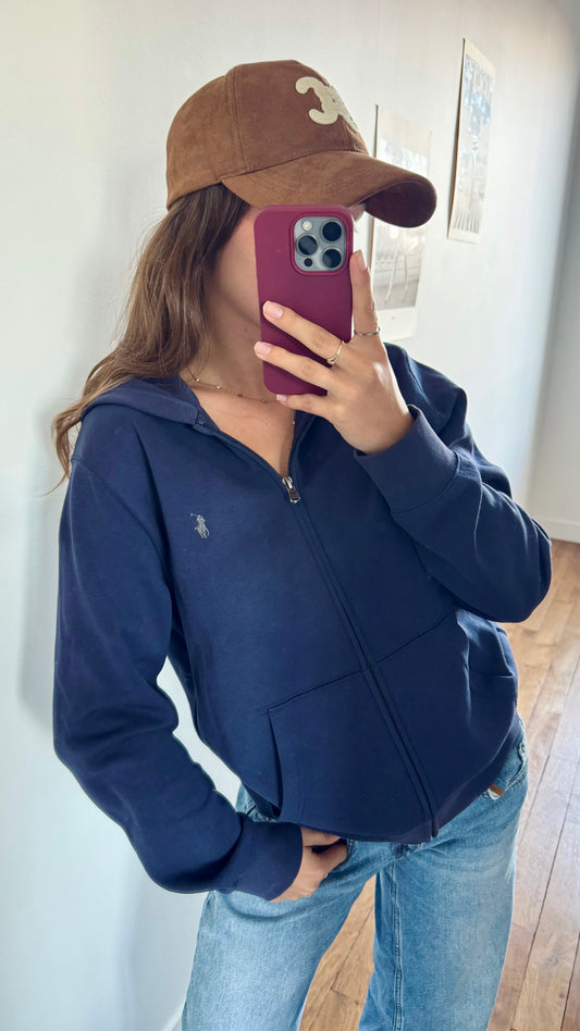 Veste a capuche bleu marine Ralph Lauren - S