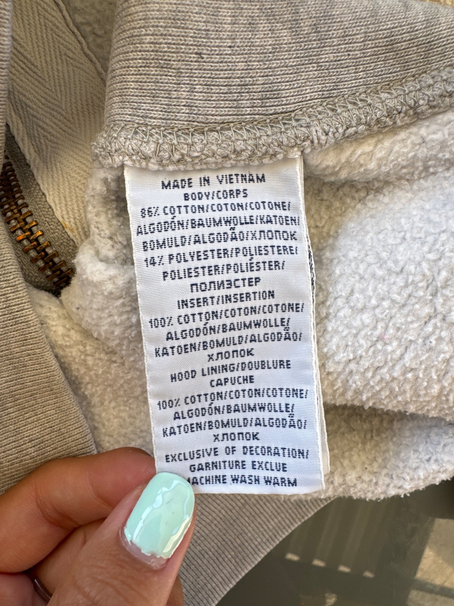 Veste a capuche grise Ralph Lauren - S femme / XS homme
